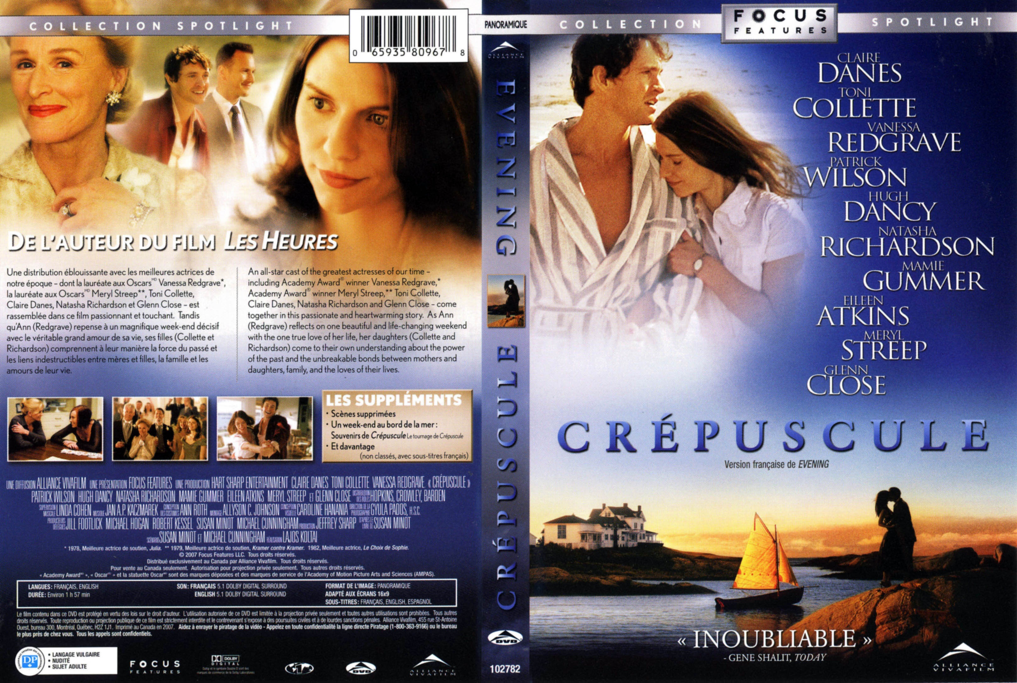 Jaquette DVD Crpuscule