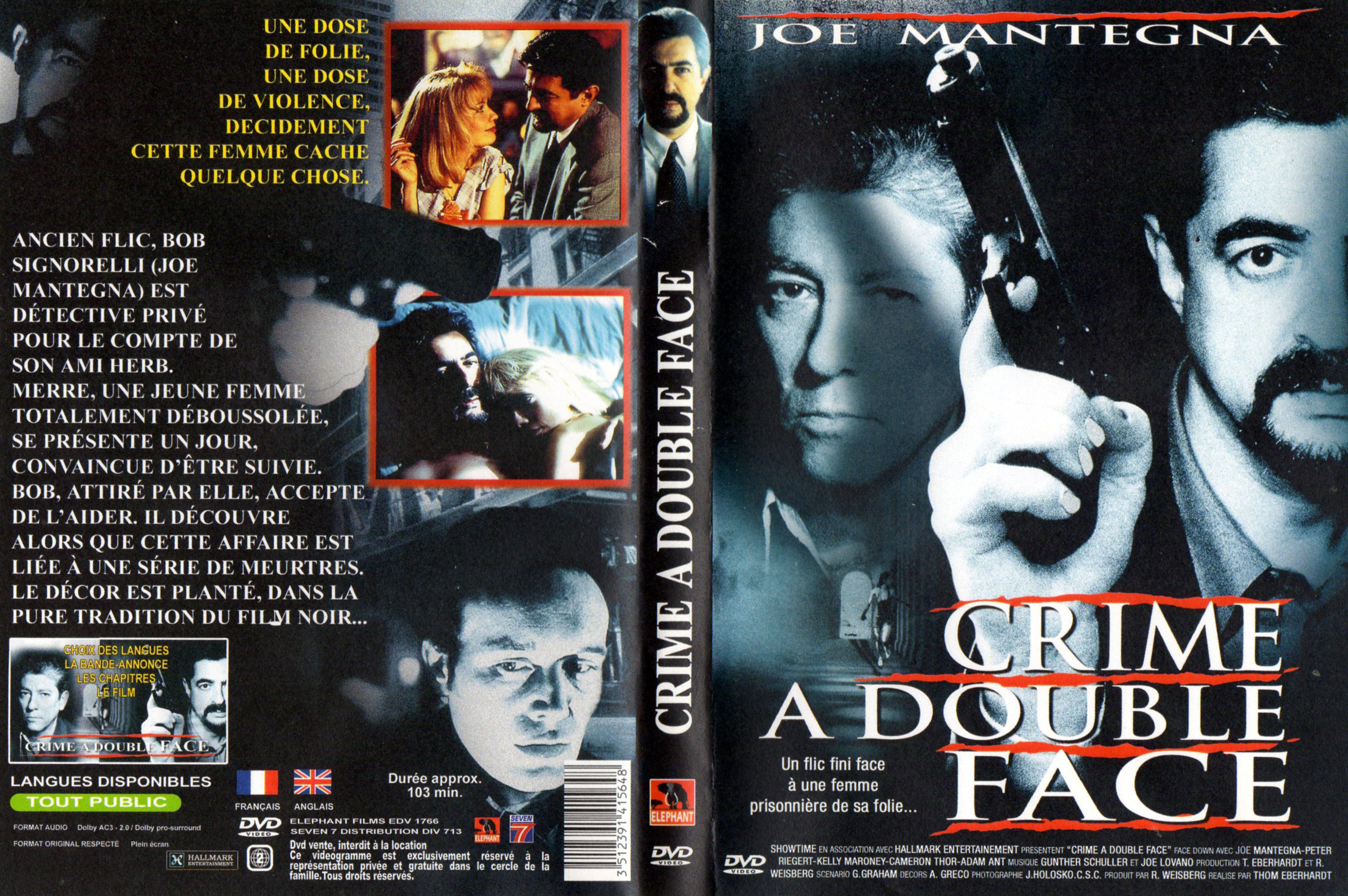 Jaquette DVD Crime  double face