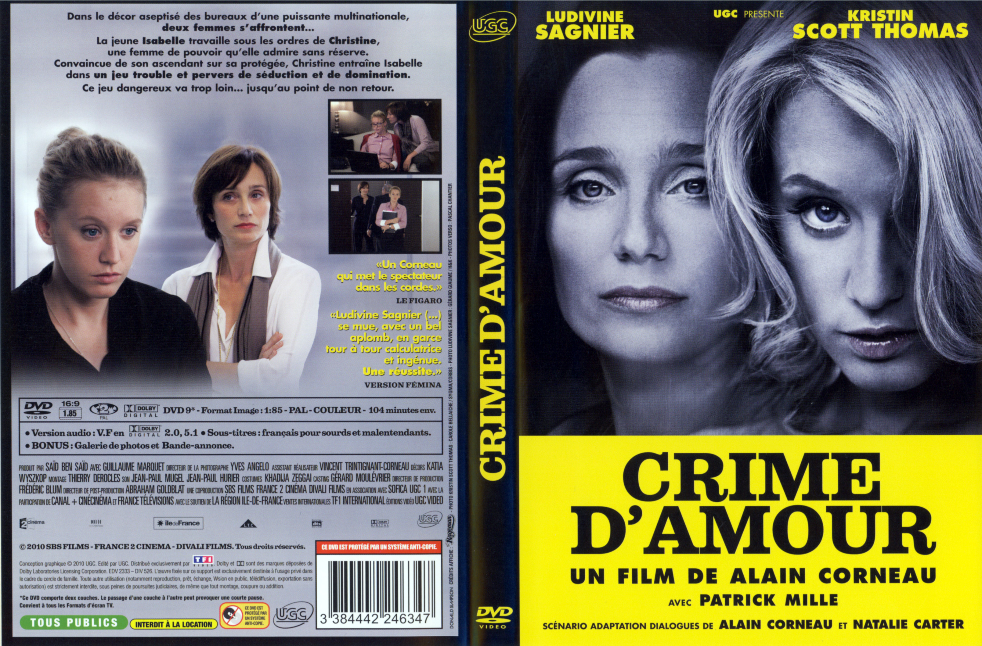 Jaquette DVD Crime d