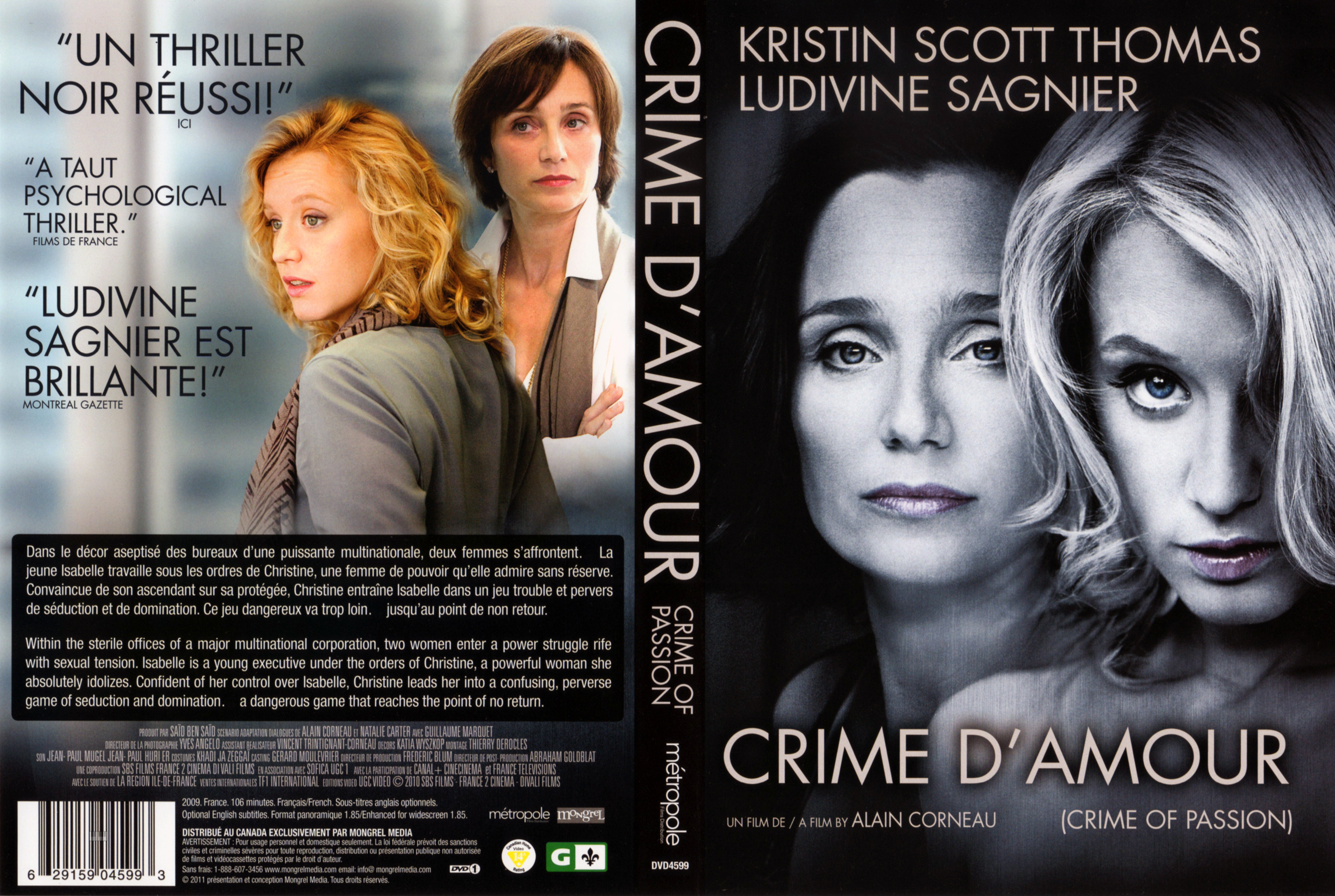 Jaquette DVD Crime d