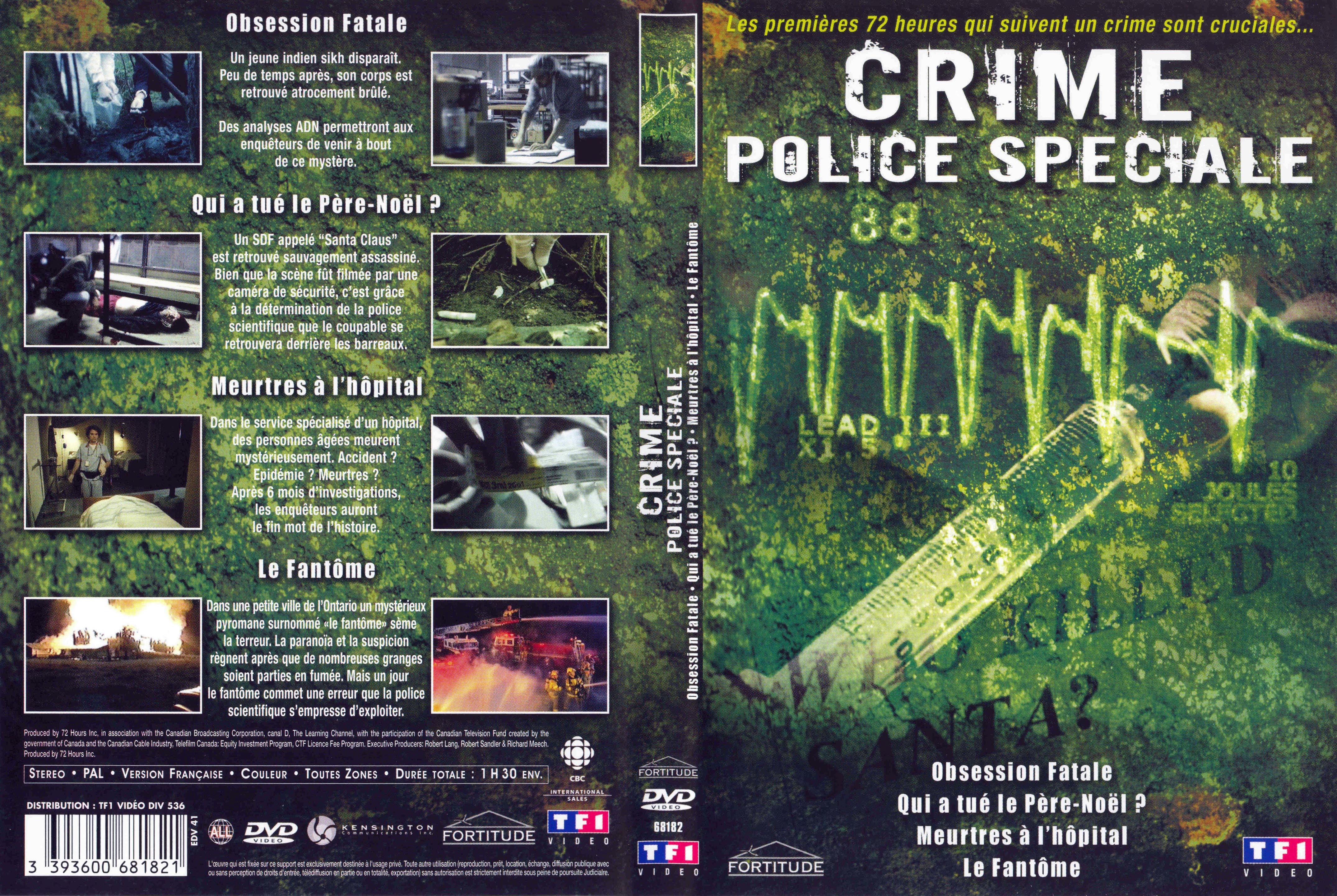 Jaquette DVD Crime police speciale saison 1 vol 1