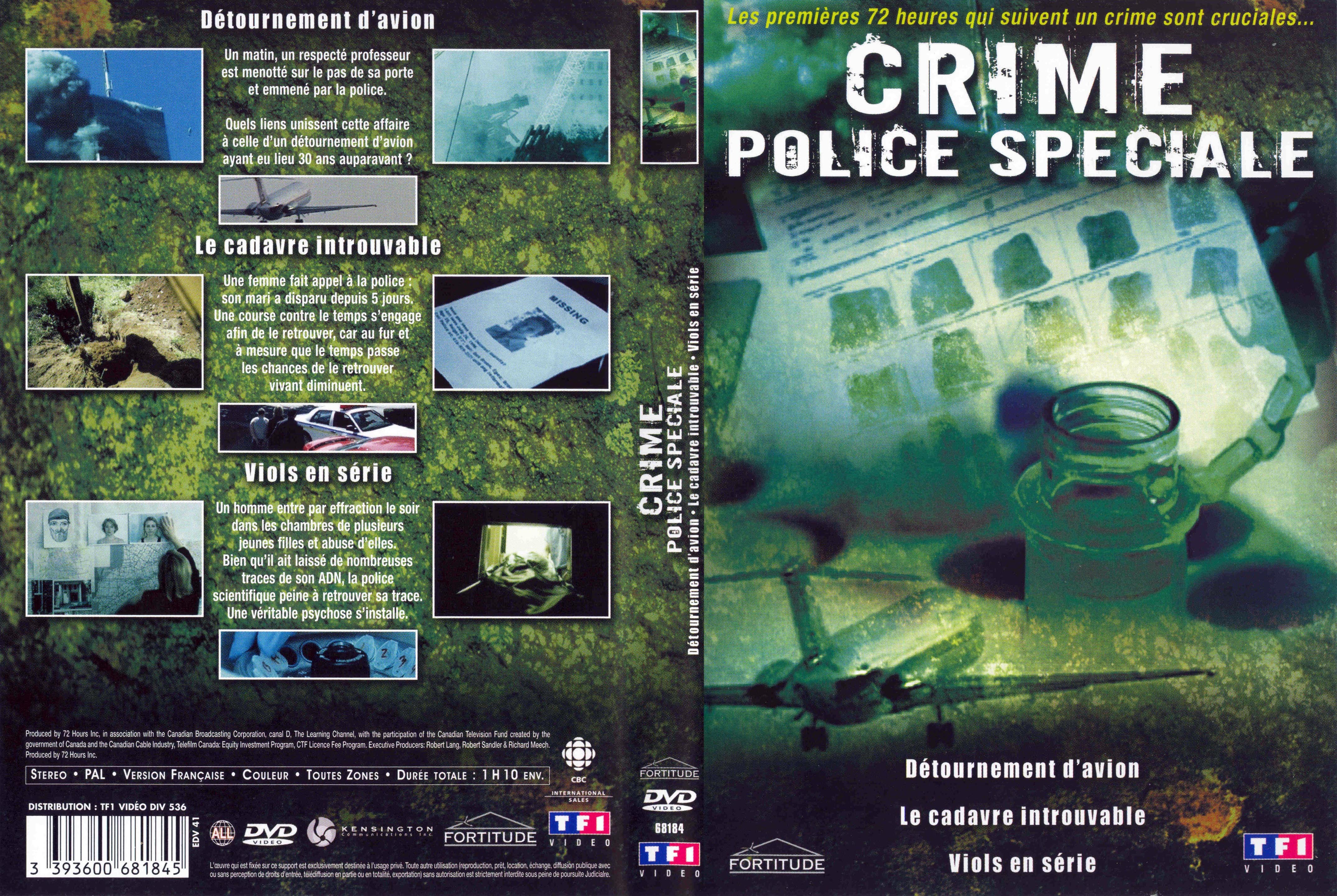 Jaquette DVD Crime police speciale saison 1 vol 3