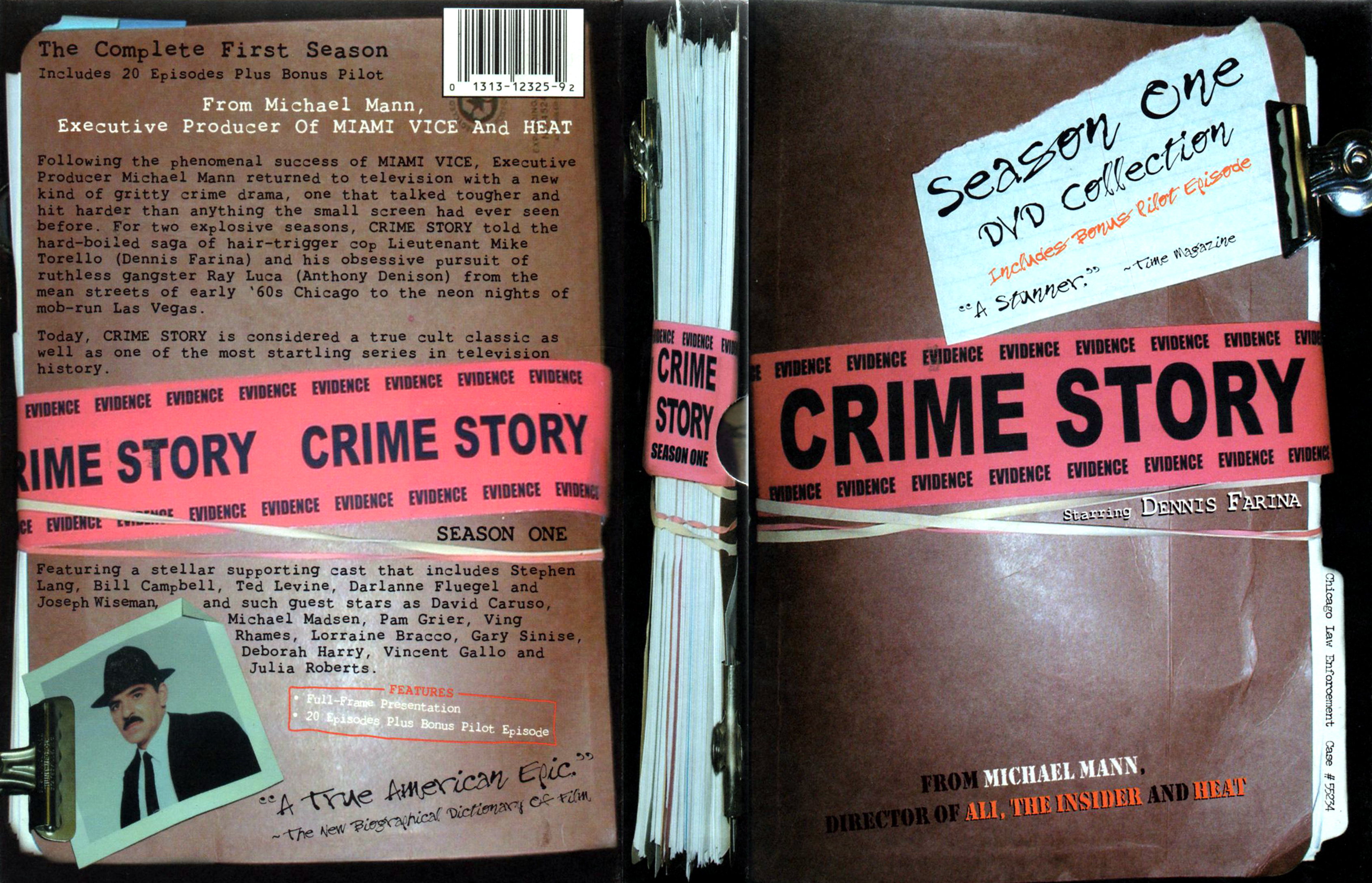 Jaquette DVD Crime story Saison 1 Zone 1