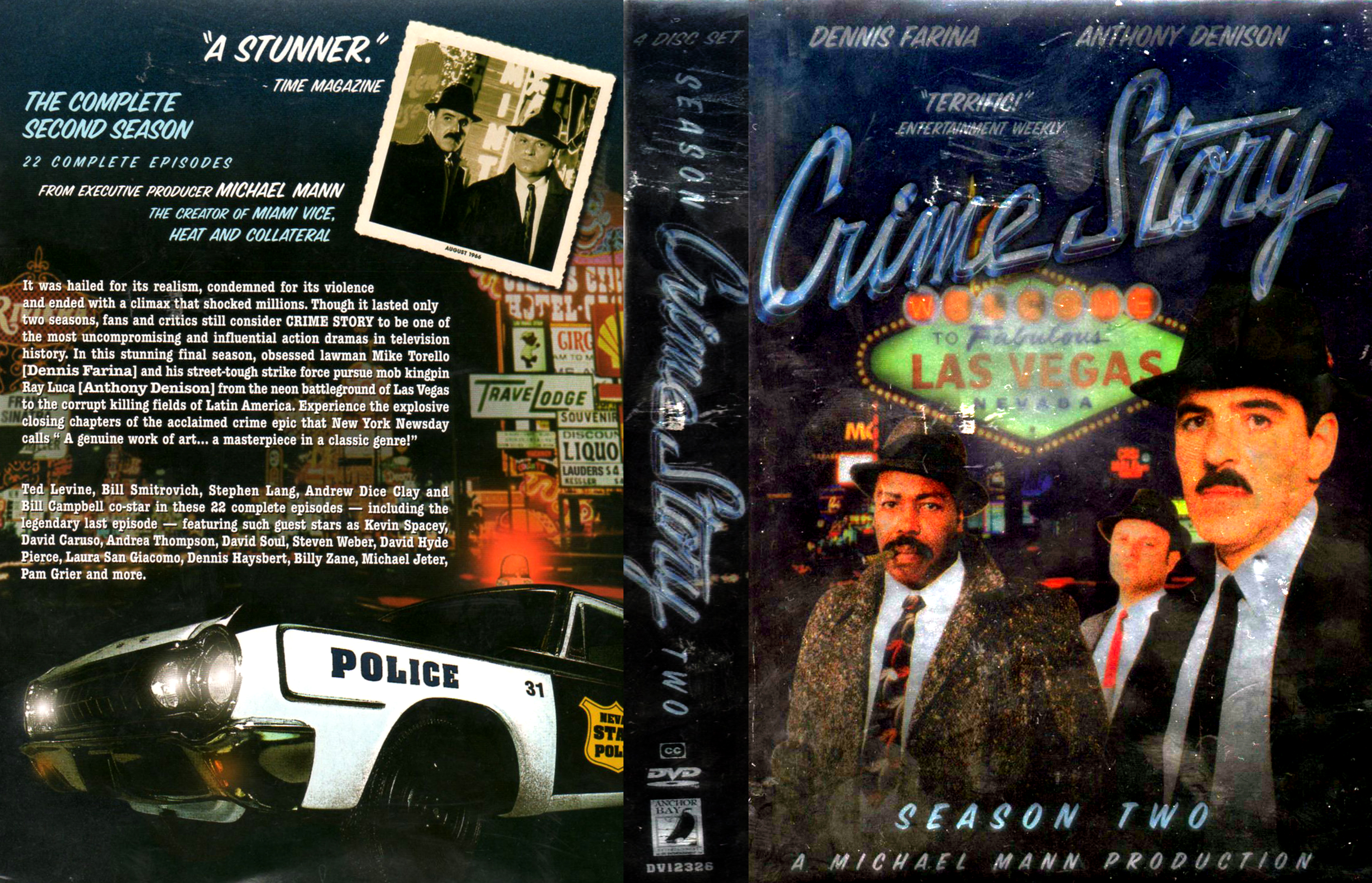 Jaquette DVD Crime story Saison 2 Zone 1