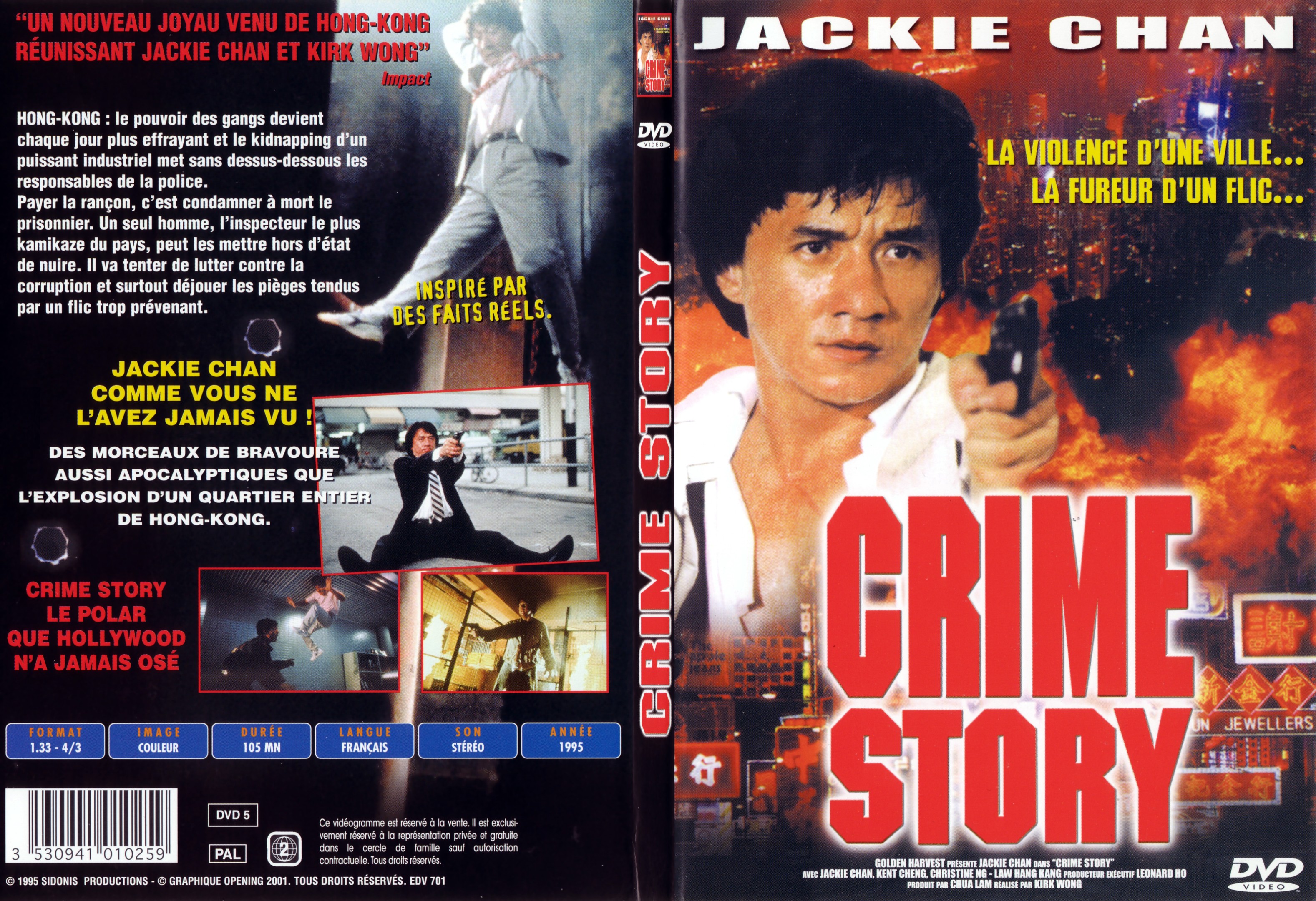 Jaquette DVD Crime story - SLIM v2