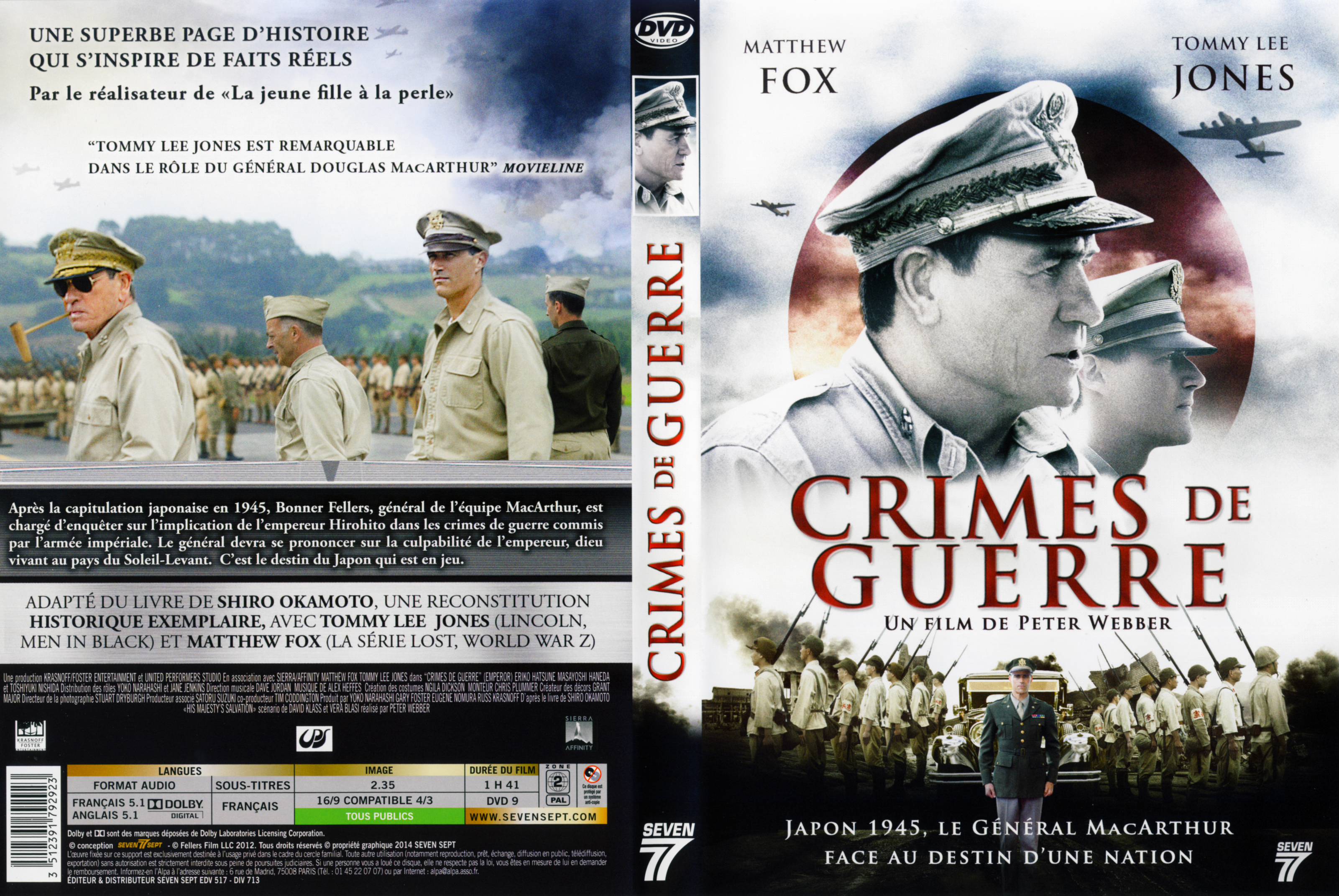 Jaquette DVD Crimes de guerre