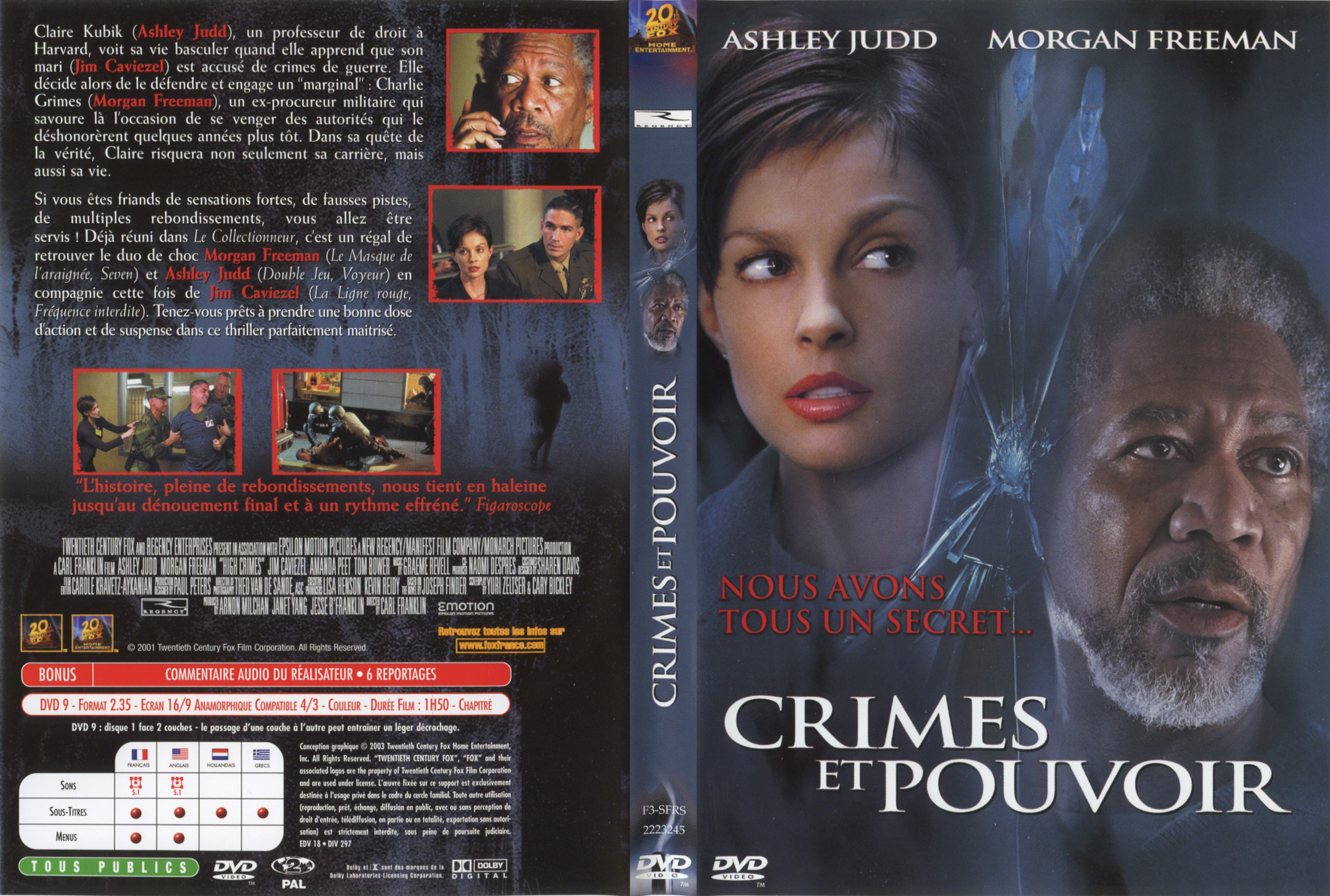 Jaquette DVD Crimes et pouvoir