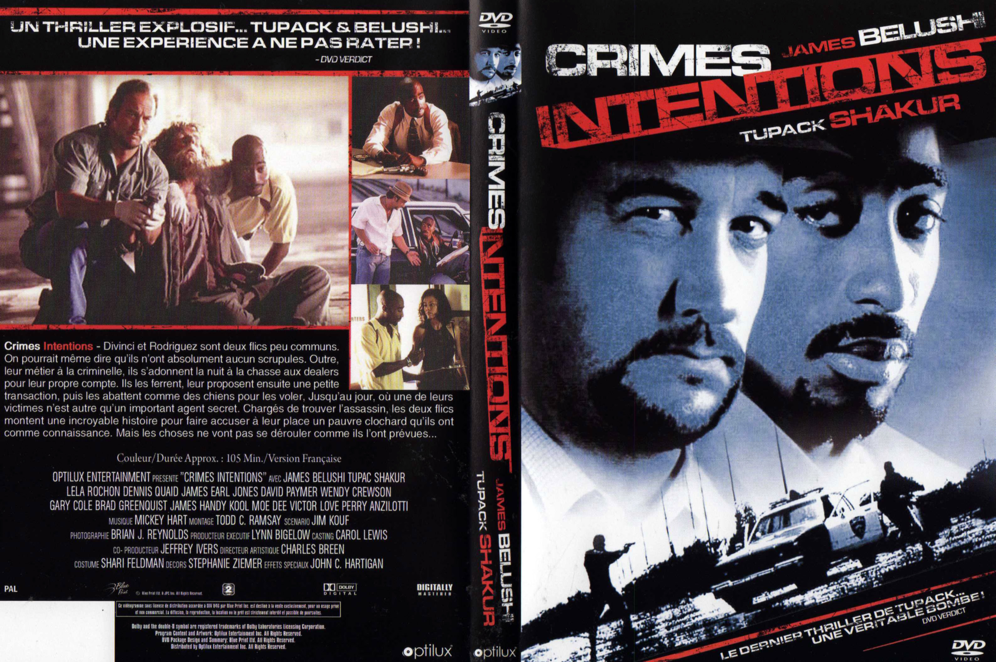 Jaquette DVD Crimes intentions