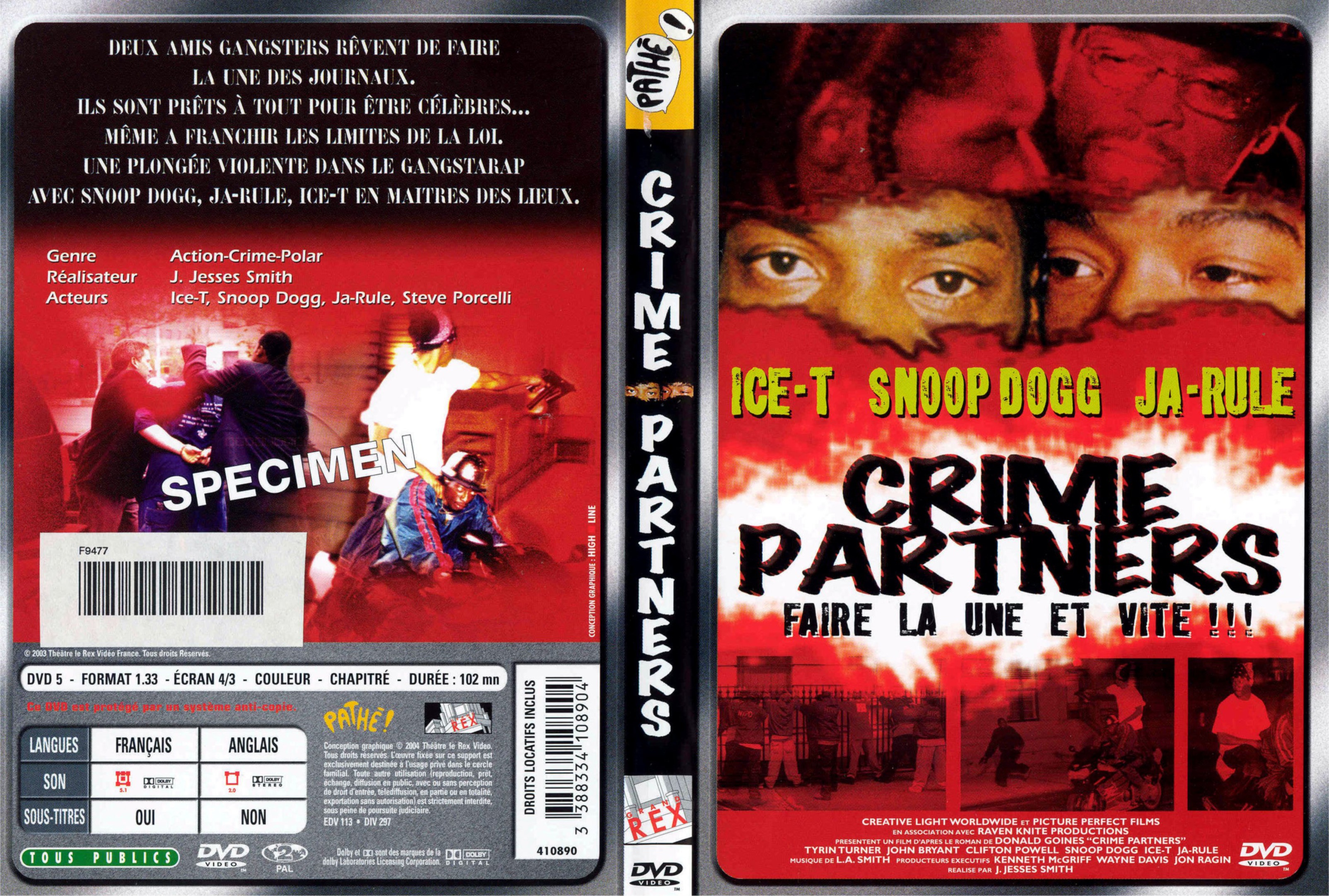 Jaquette DVD Crimes partners