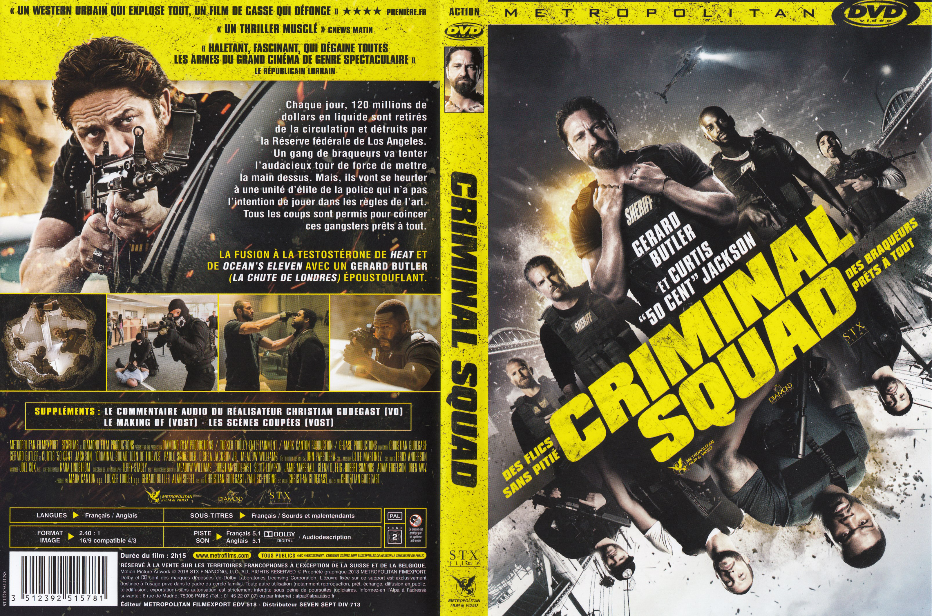 Jaquette DVD Criminal Squad