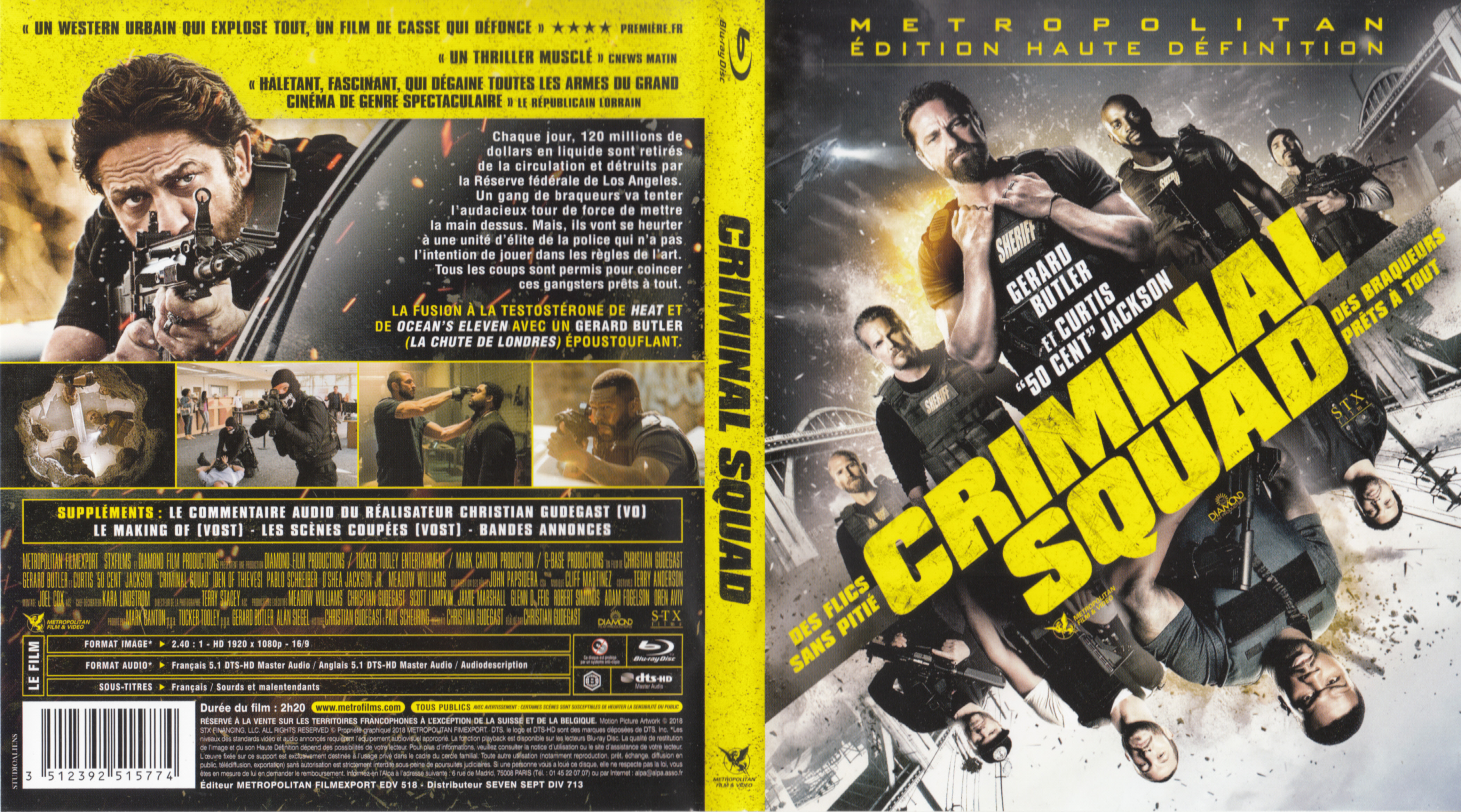 Jaquette DVD Criminal Squad (BLU-RAY)