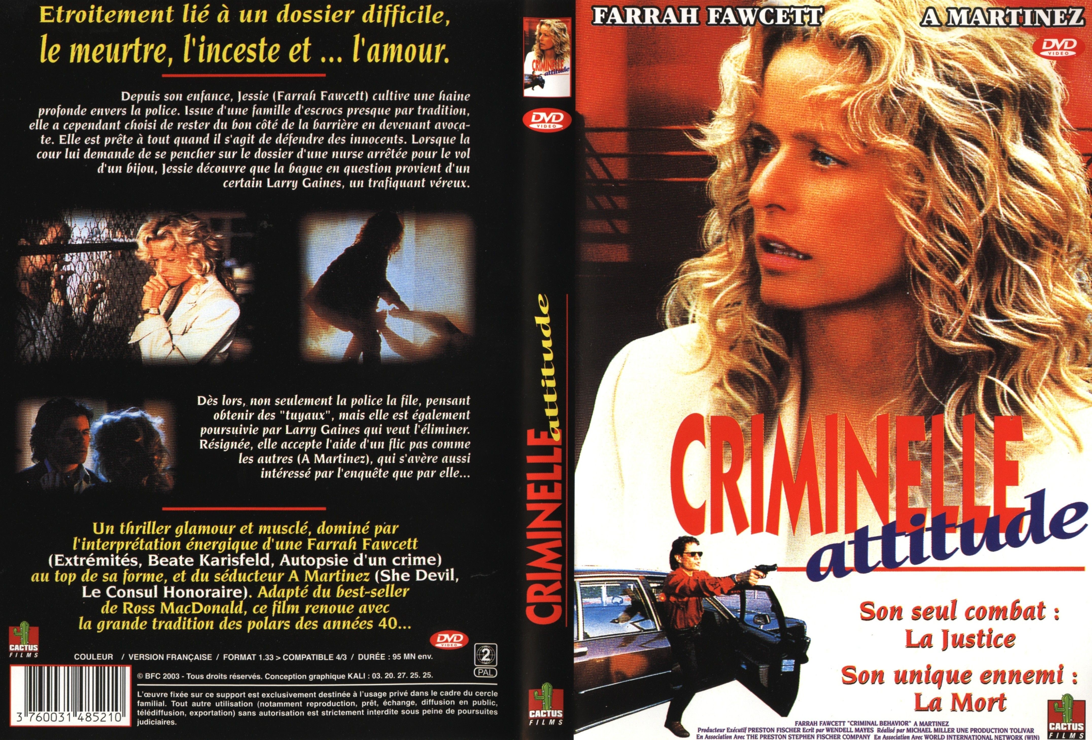 Jaquette DVD Criminelle attitude