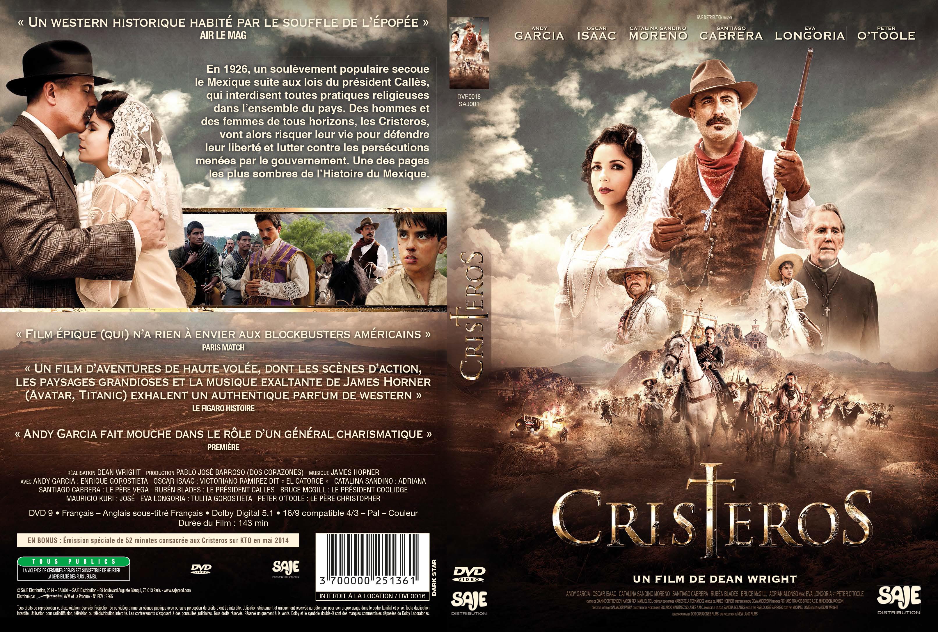 Jaquette DVD Cristeros custom v2