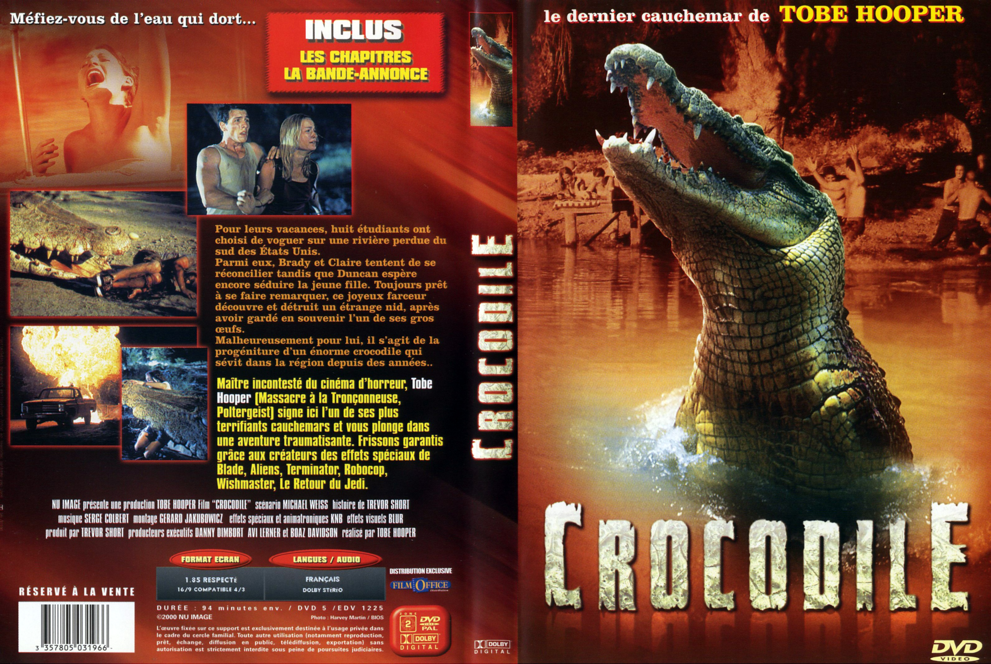 Jaquette DVD Crocodile