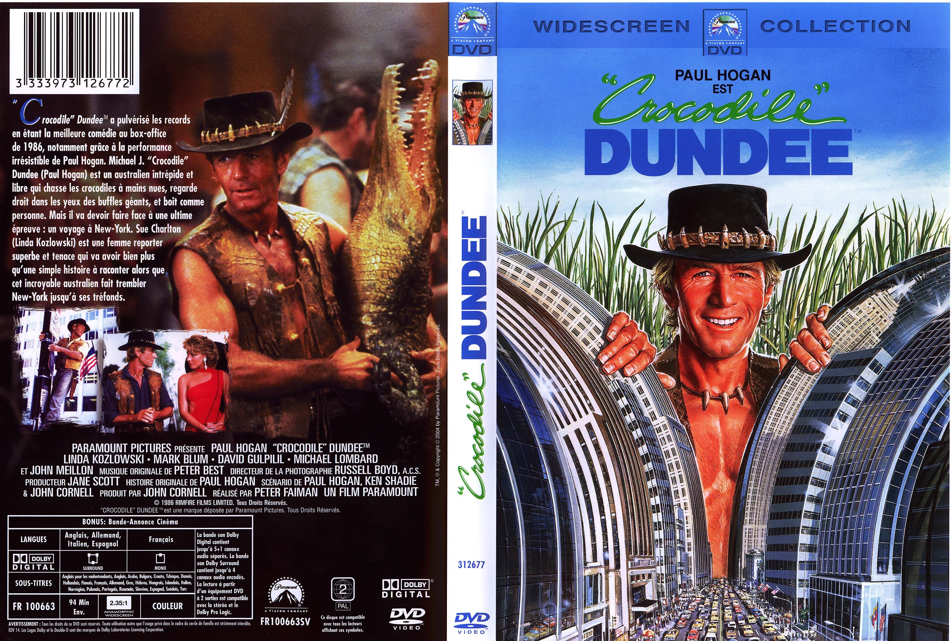 Jaquette DVD Crocodile Dundee