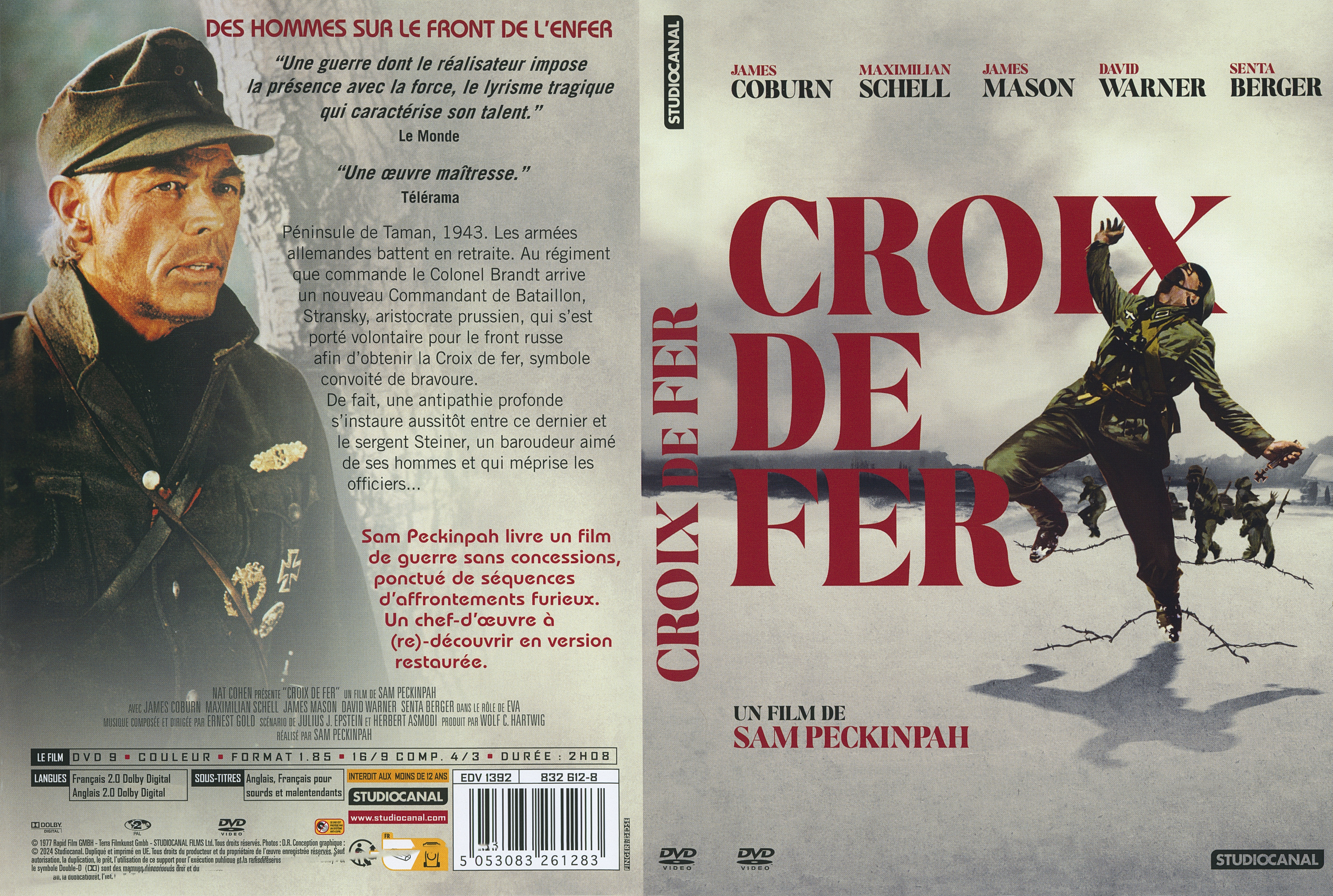 Jaquette DVD Croix de fer v5