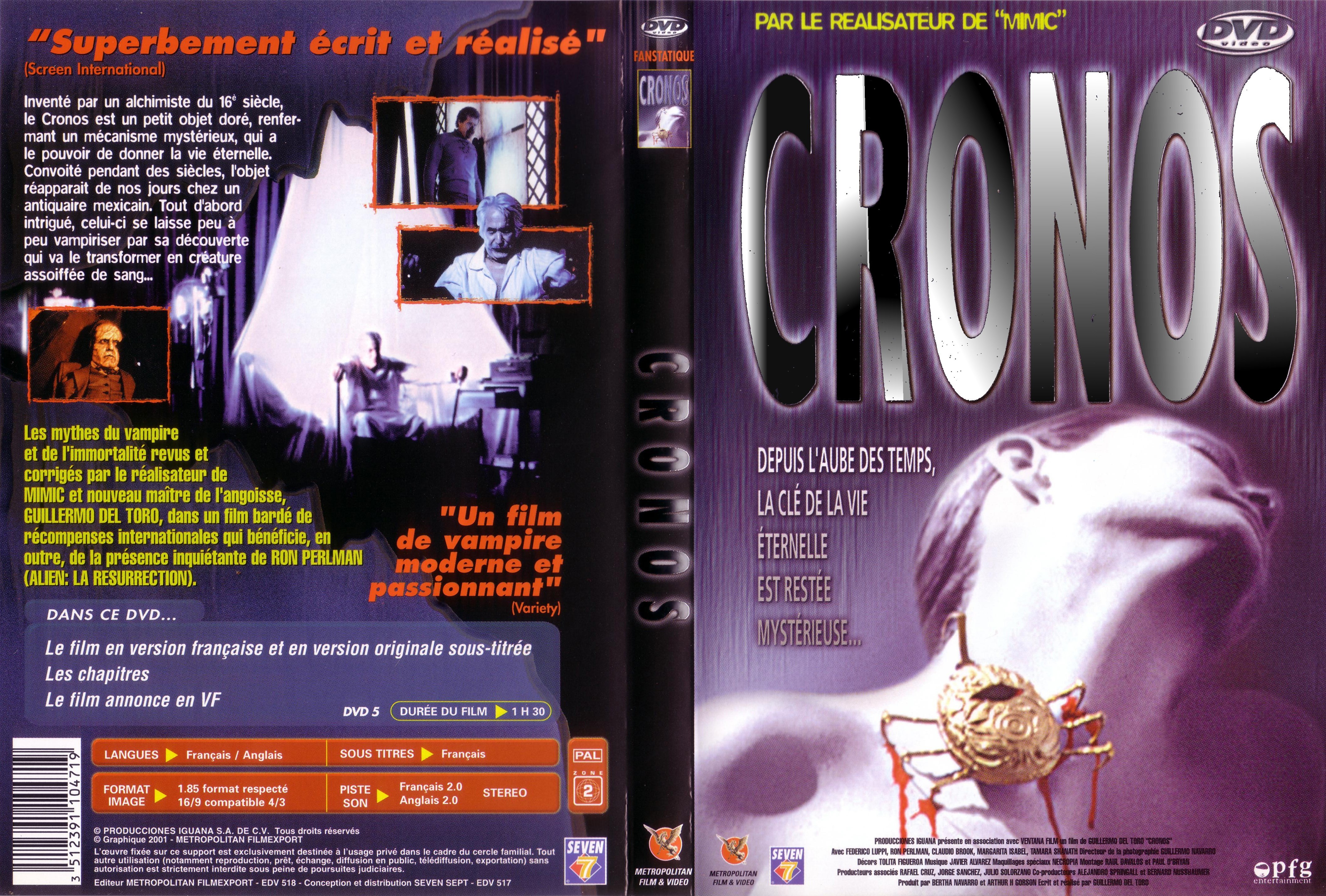 Jaquette DVD Cronos