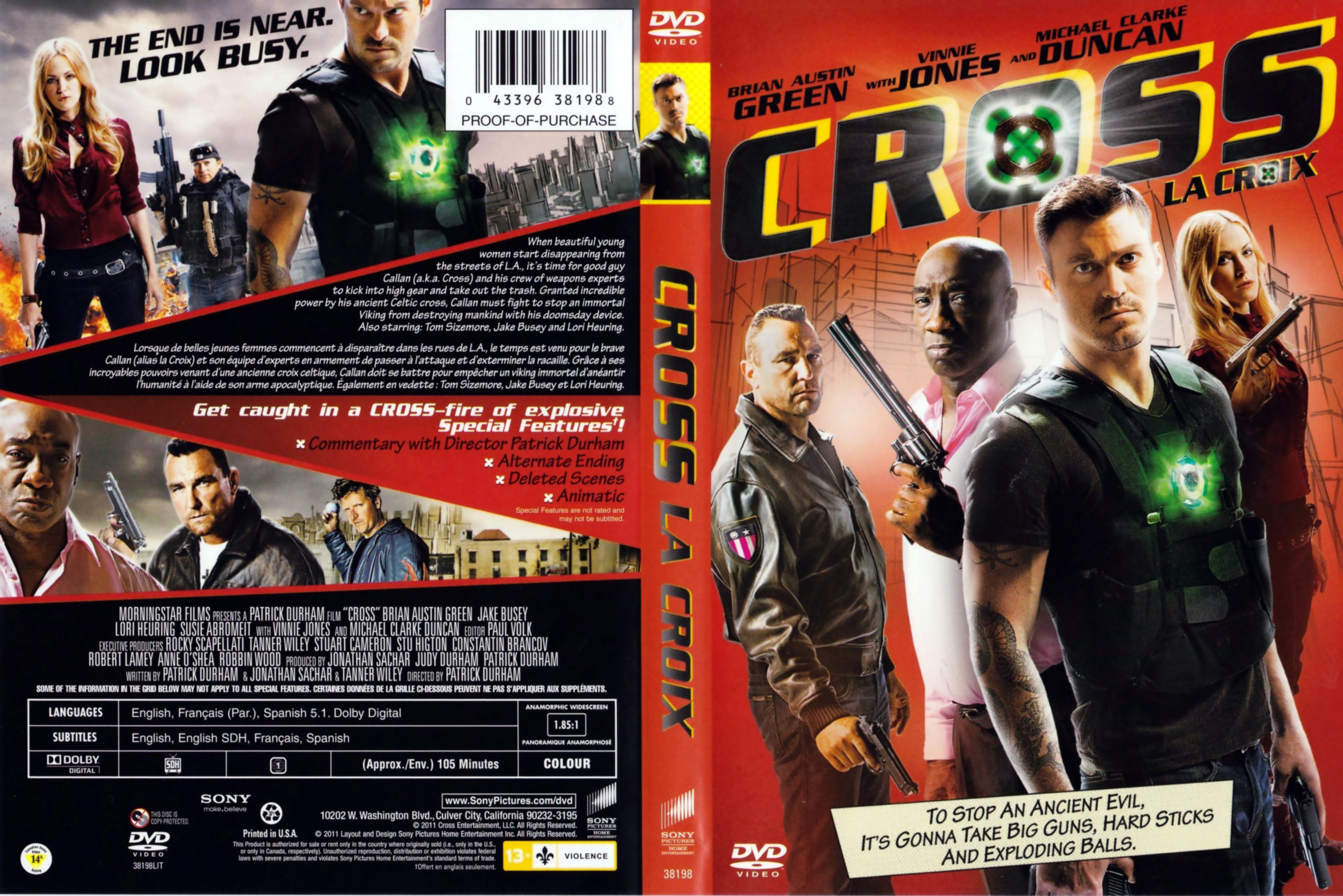 Jaquette DVD Cross - La croix (Canadienne)