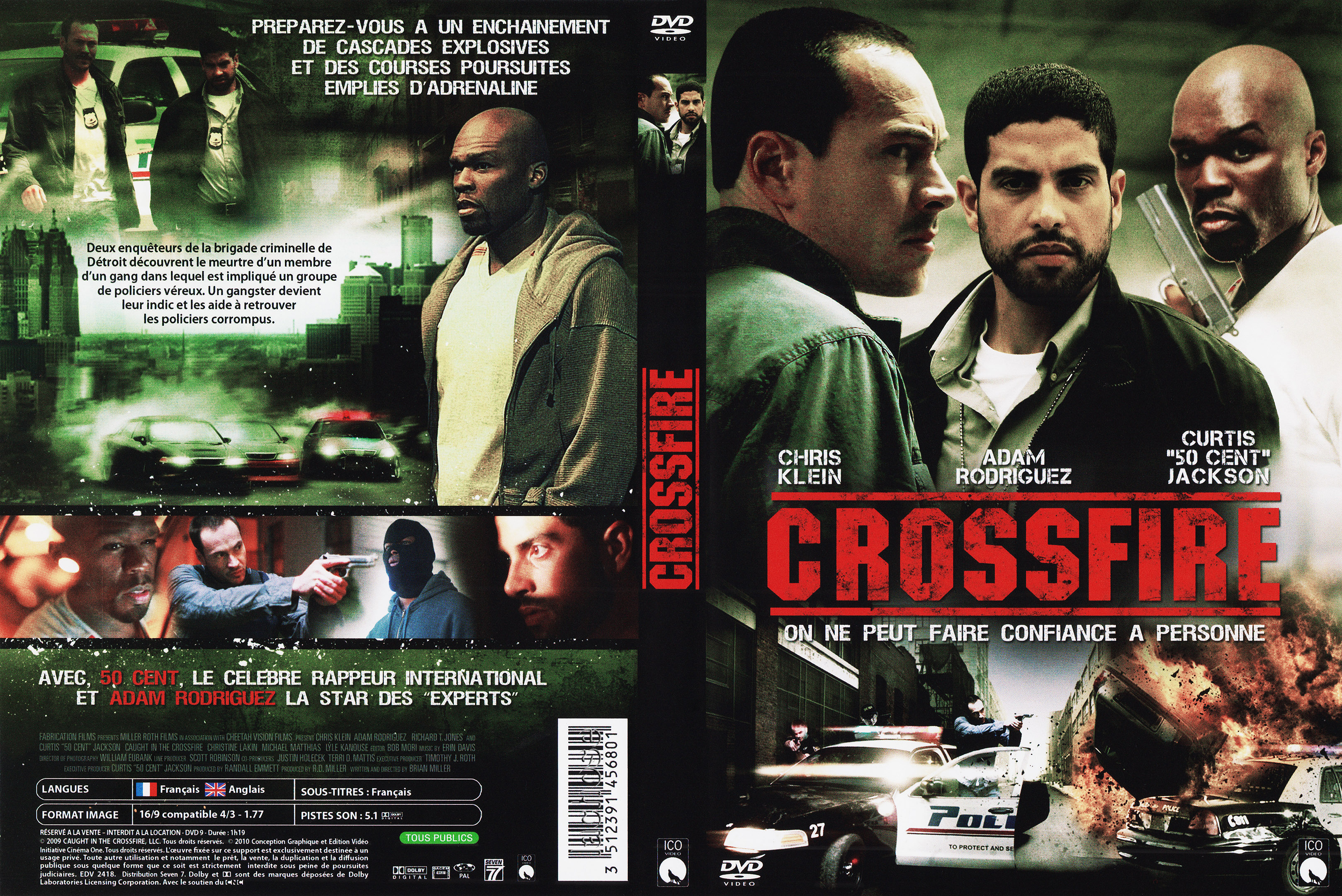 Jaquette DVD Crossfire (2010)