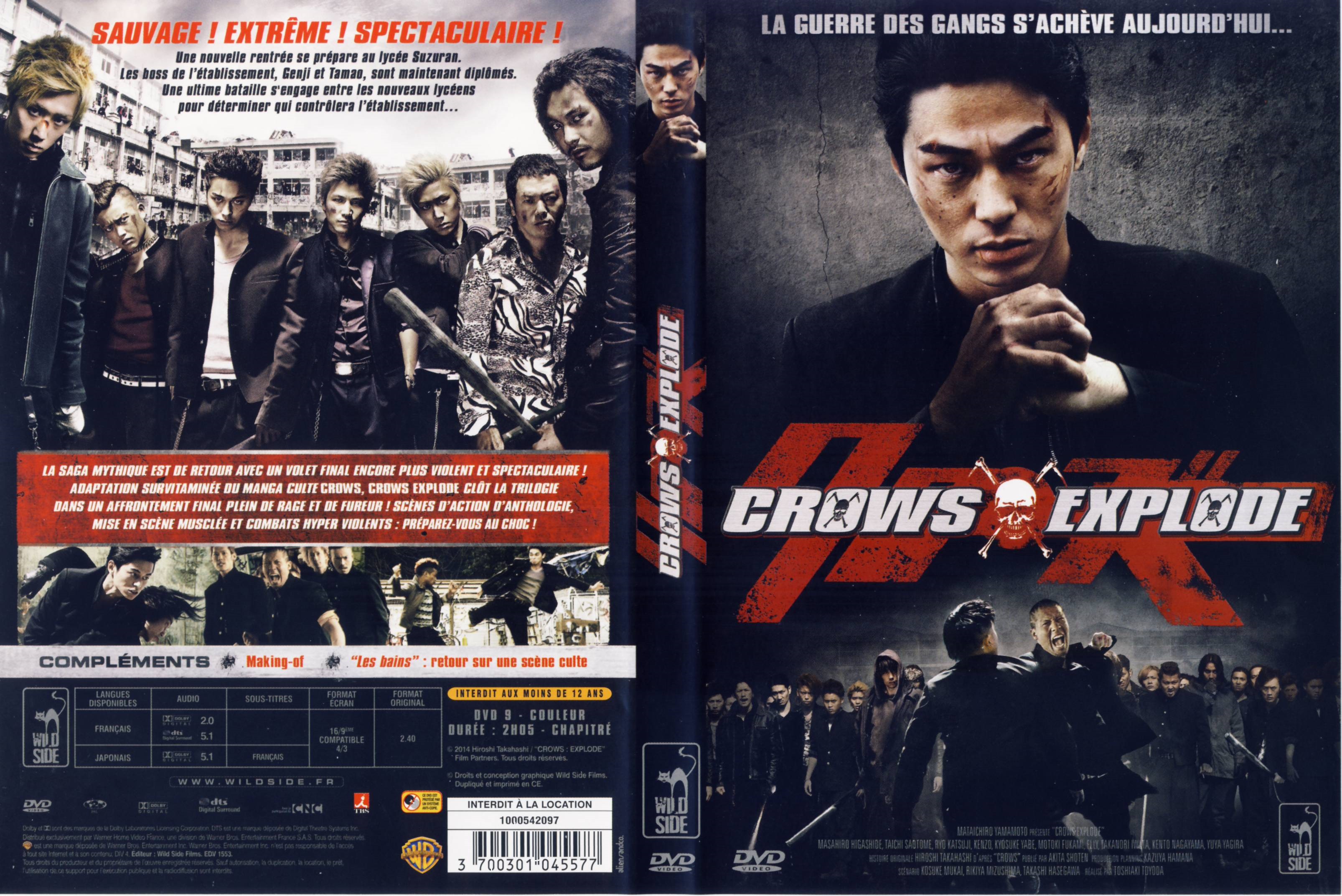 Jaquette DVD Crows Explode