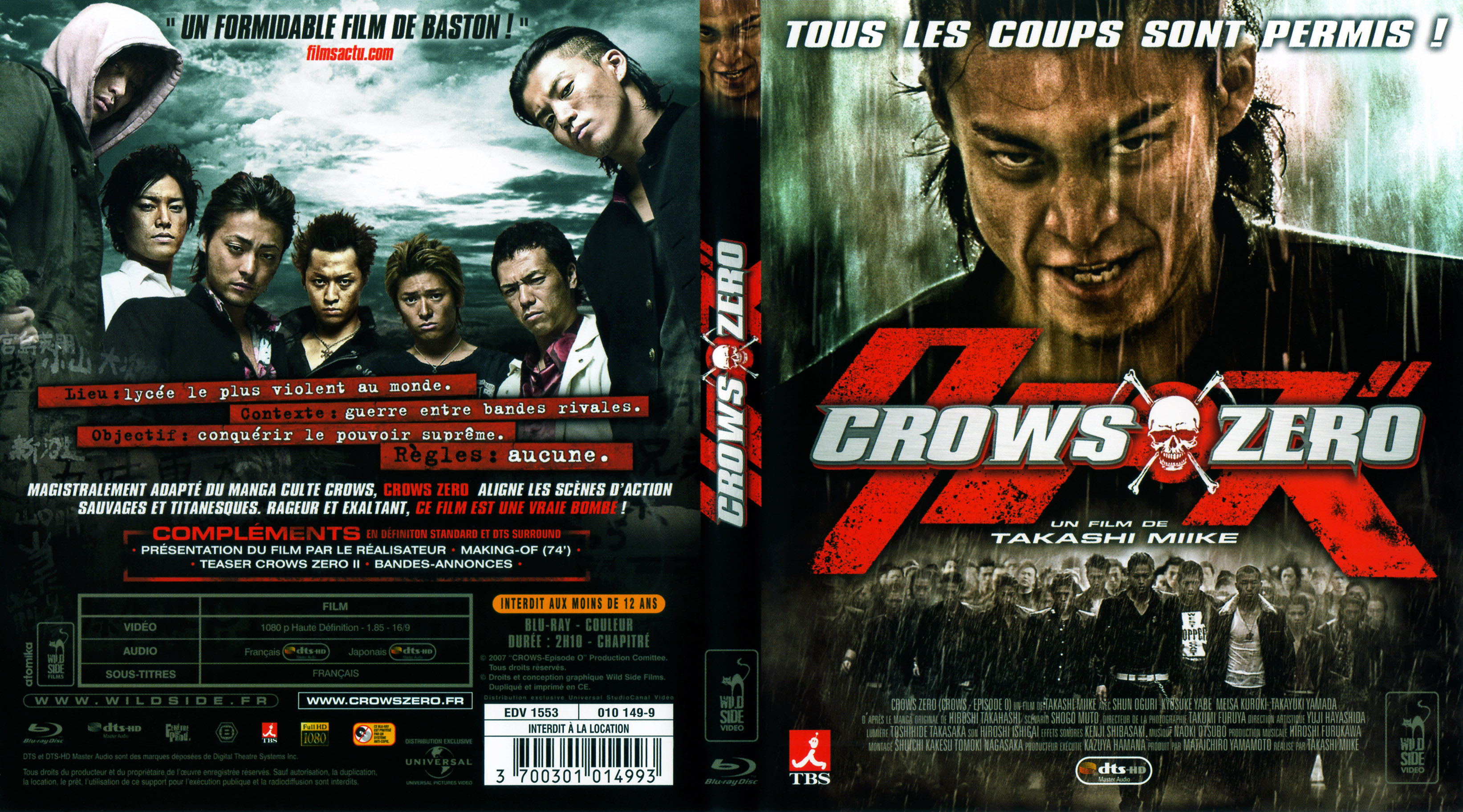 Jaquette DVD Crows Zero (BLU-RAY)