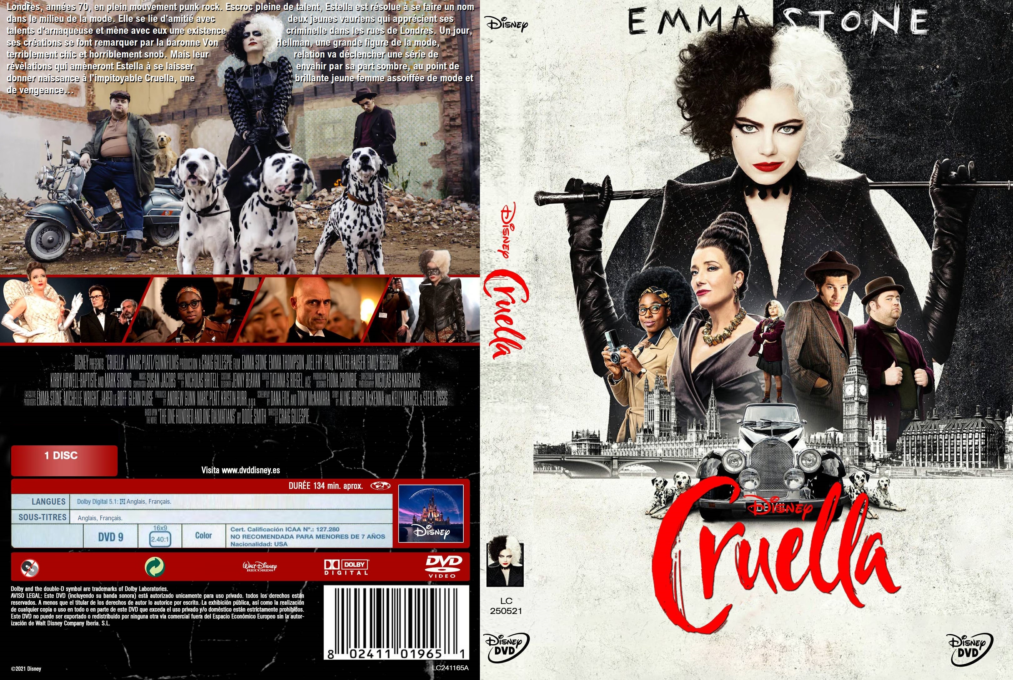 Jaquette DVD Cruella custom v2