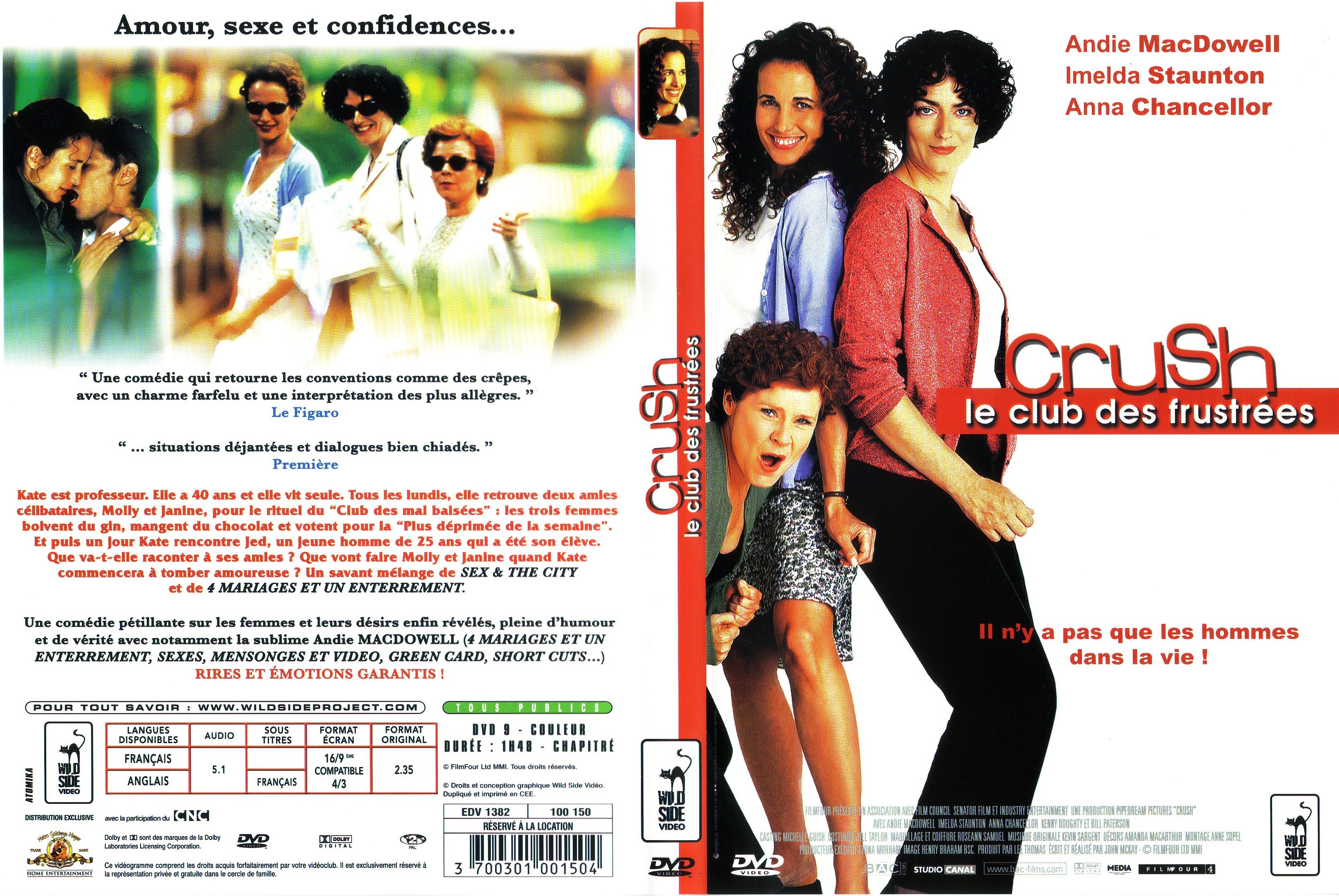 Jaquette DVD Crush le club des frustres