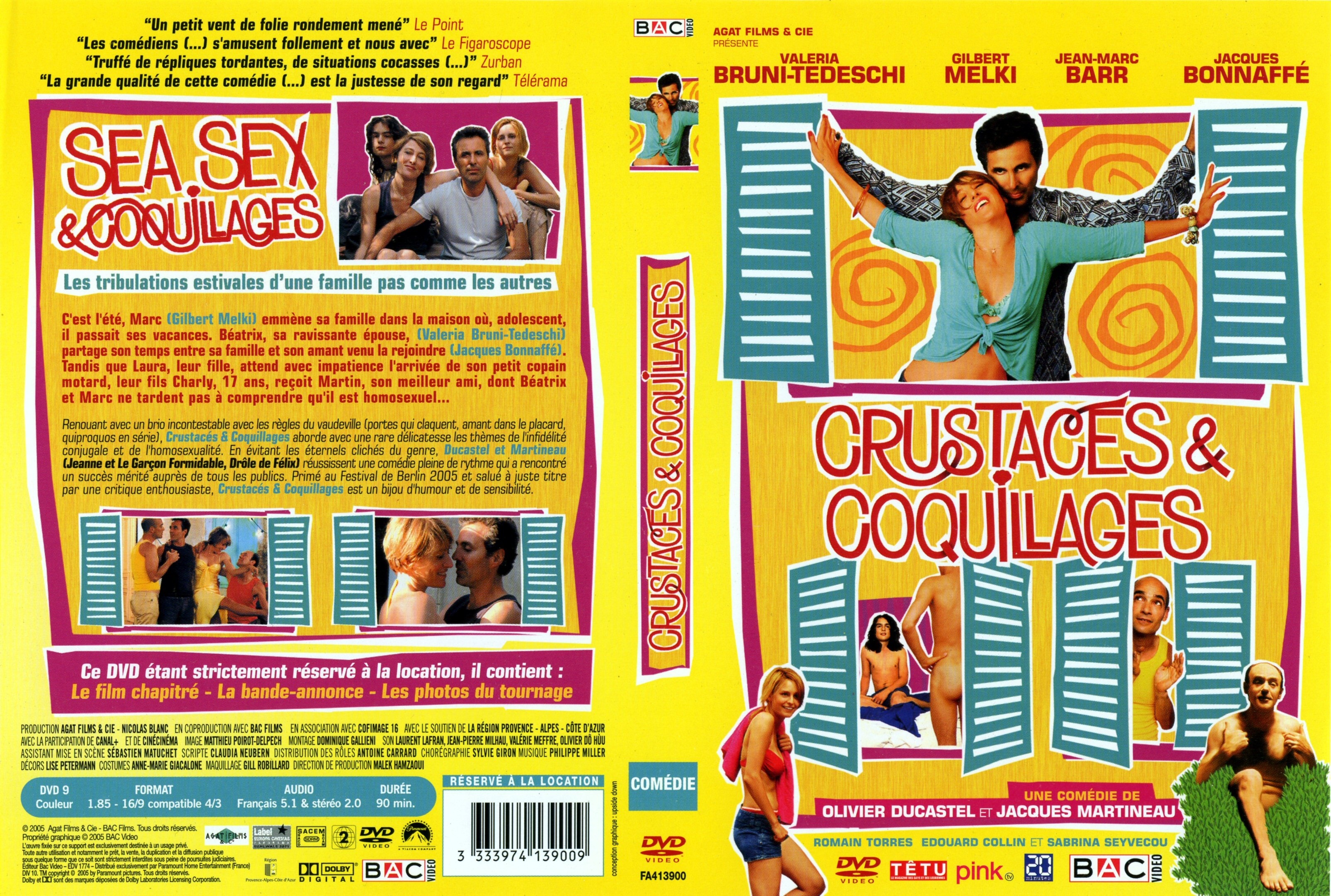 Jaquette DVD Crustacs et coquillages
