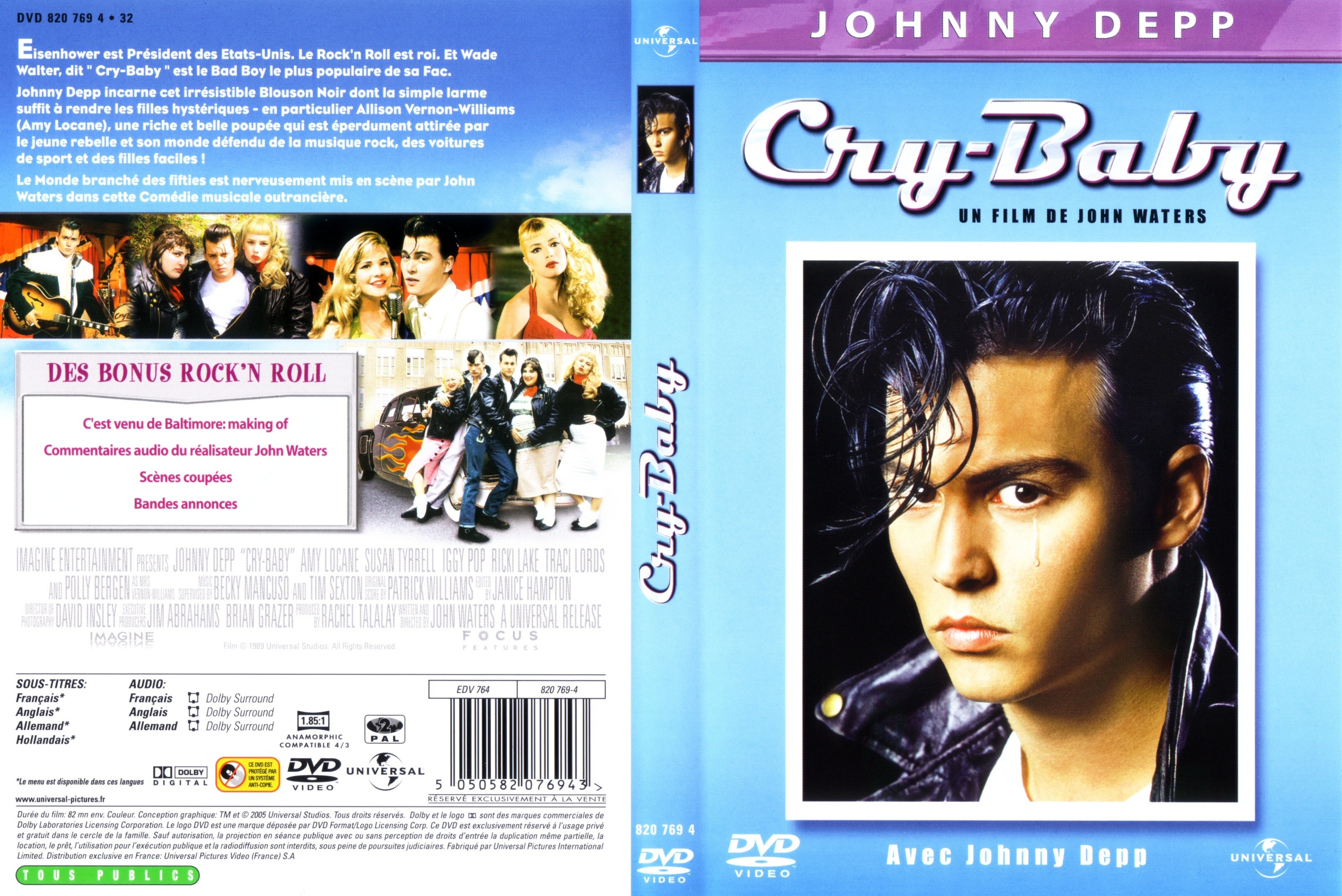 Jaquette DVD Cry Baby