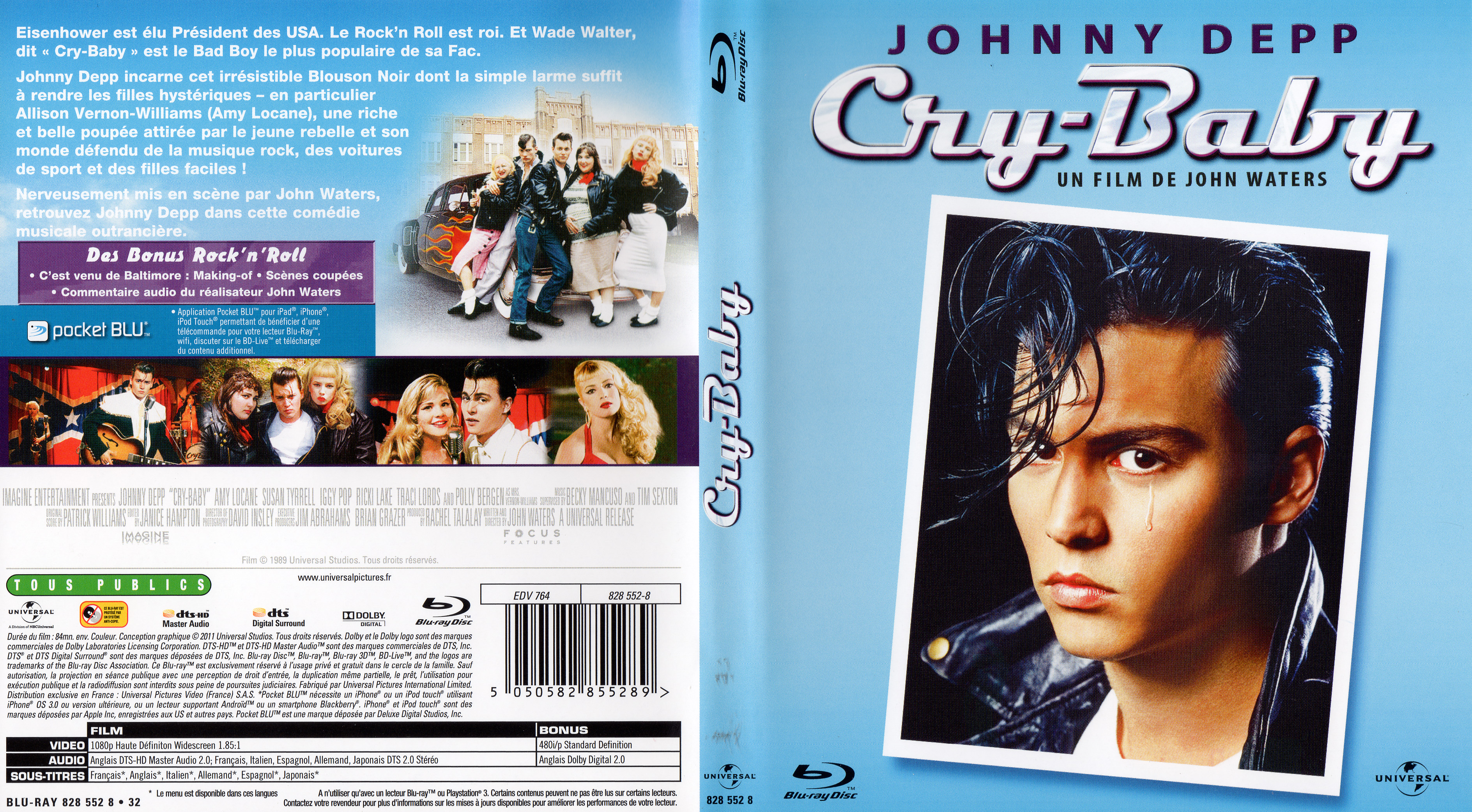 Jaquette DVD Cry Baby (BLU-RAY)