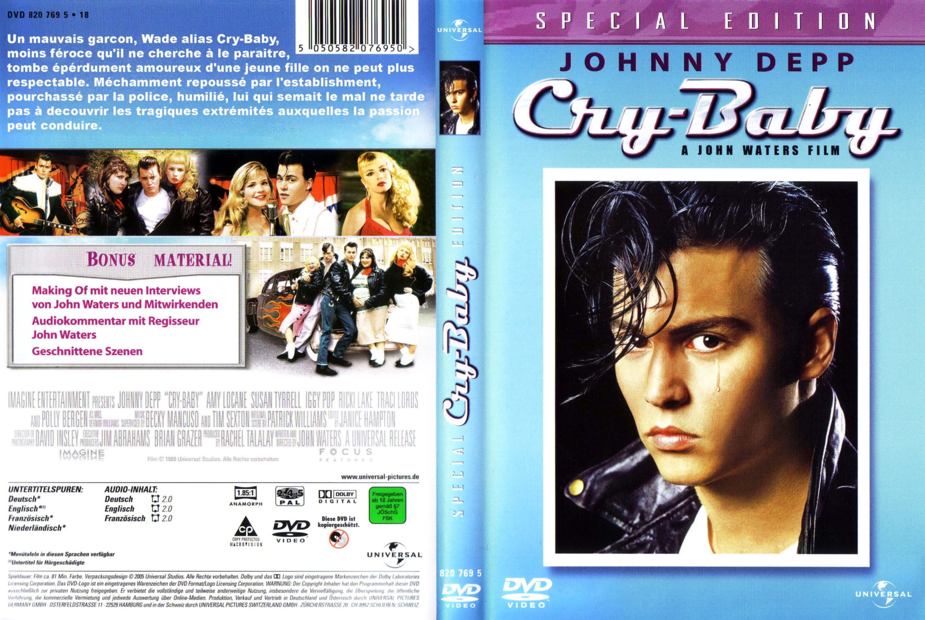 Jaquette DVD Cry Baby v2