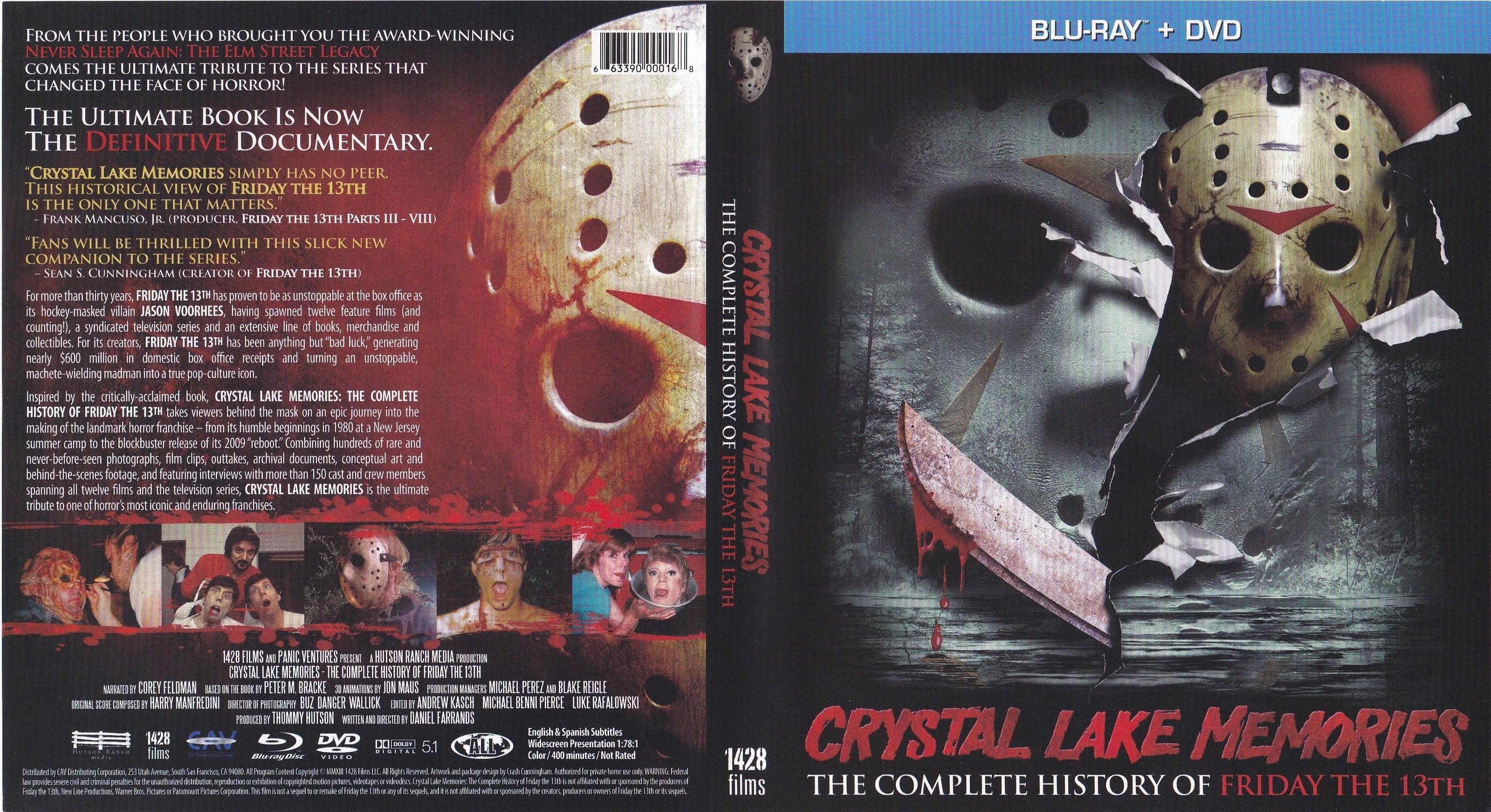 Jaquette DVD Crystal Lake Memories (BLU-RAY) Zone 1