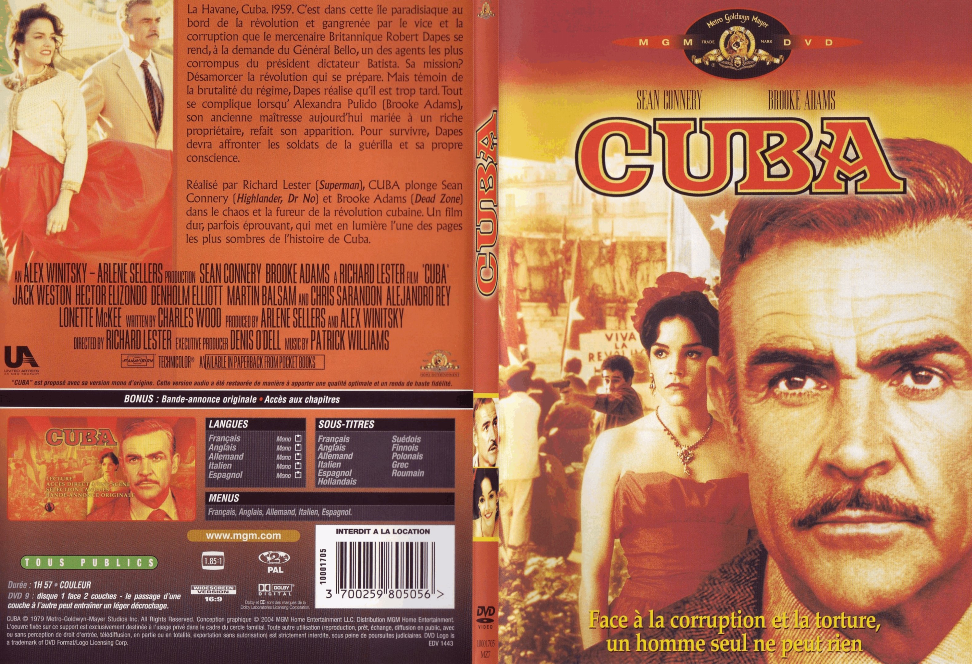 Jaquette DVD Cuba - SLIM