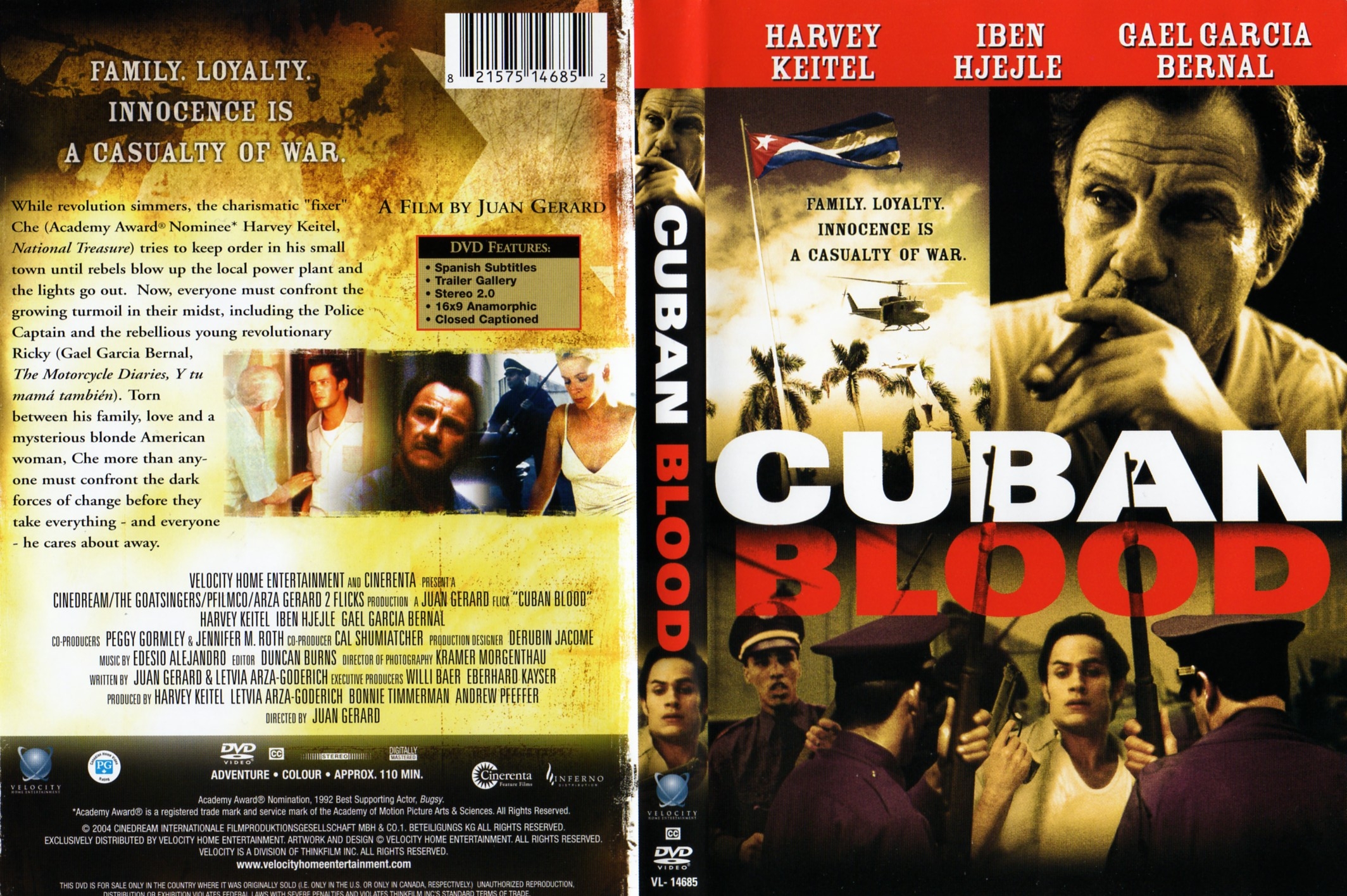 Jaquette DVD Cuban blood