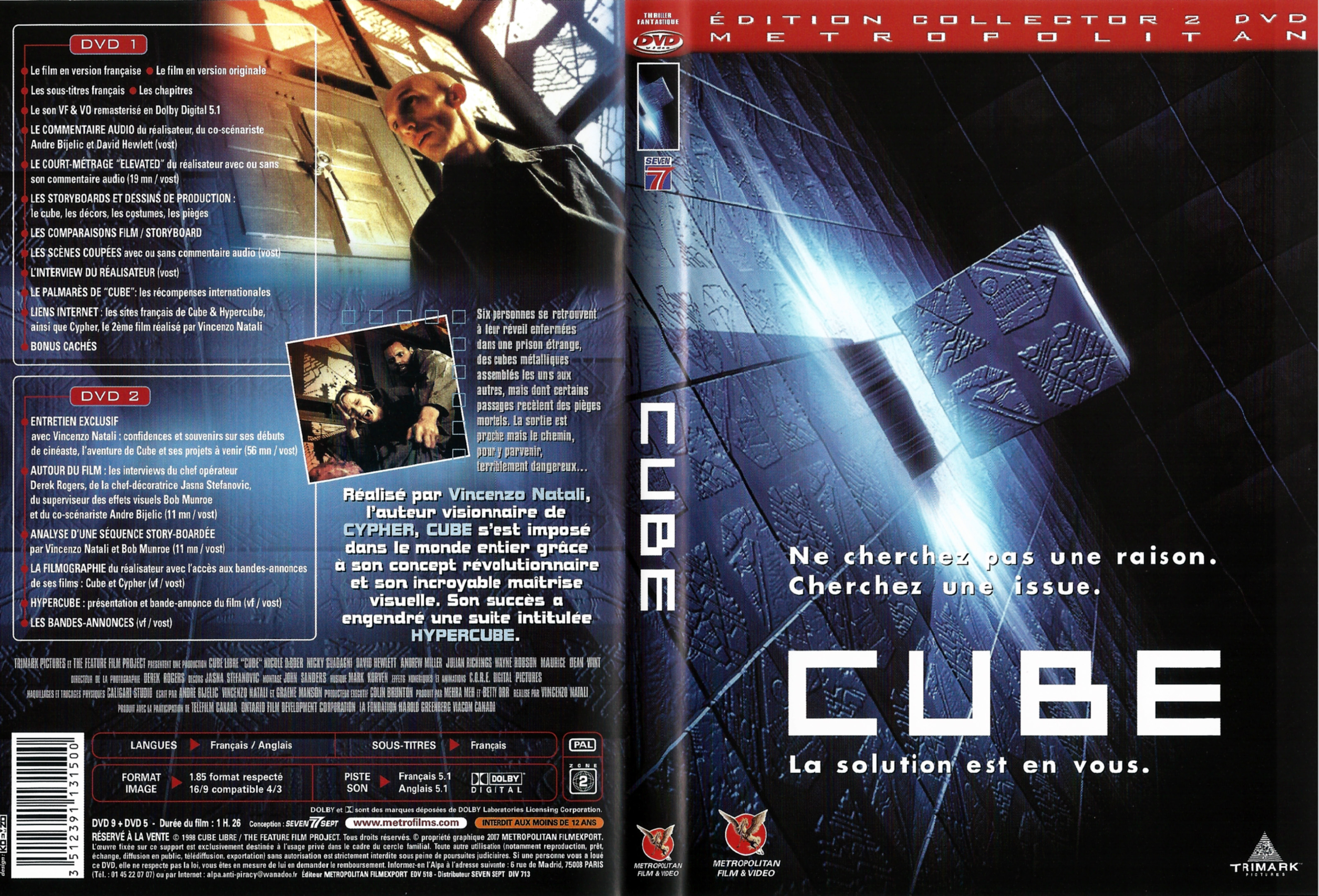 Jaquette DVD Cube v2