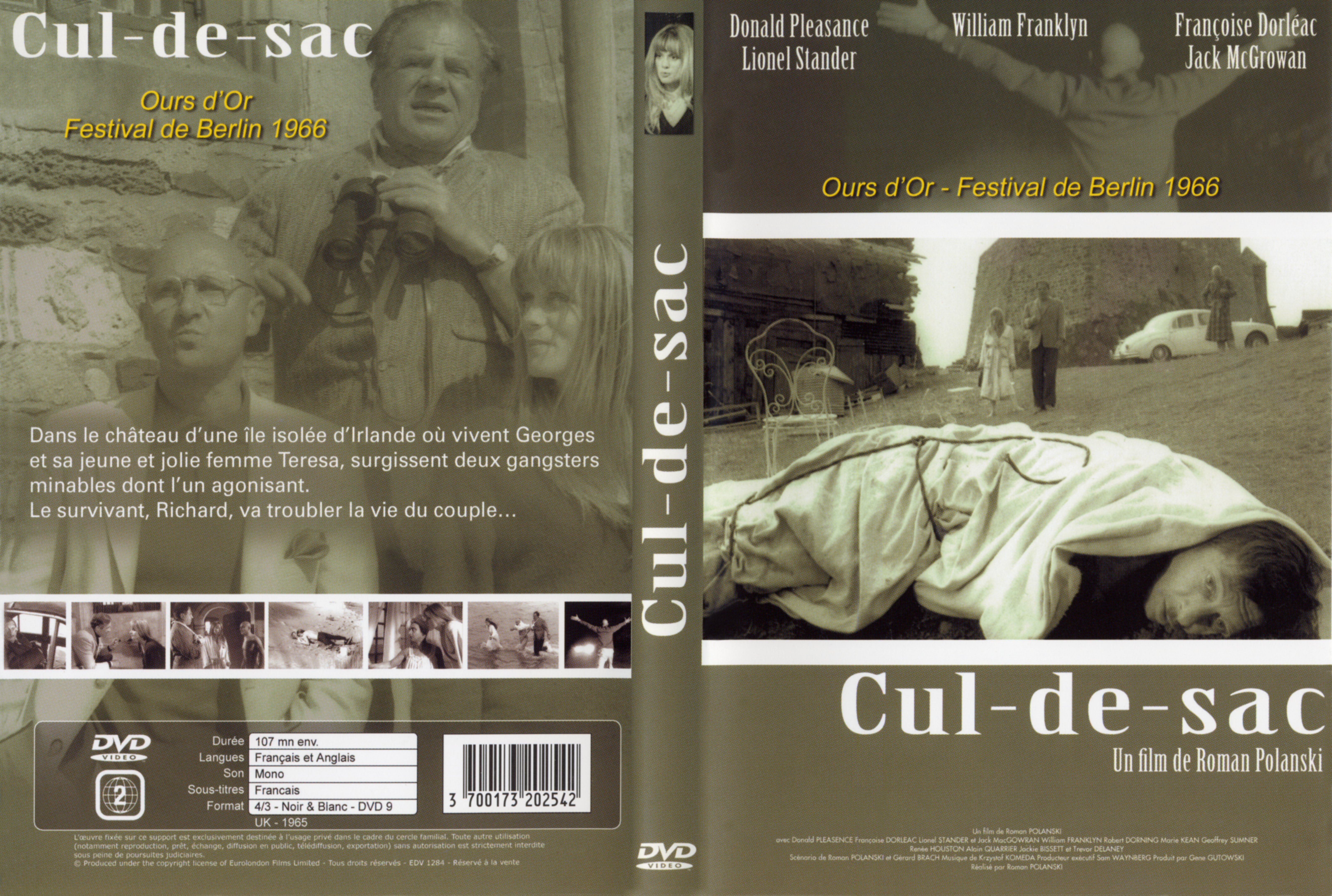 Jaquette DVD Cul-de-sac