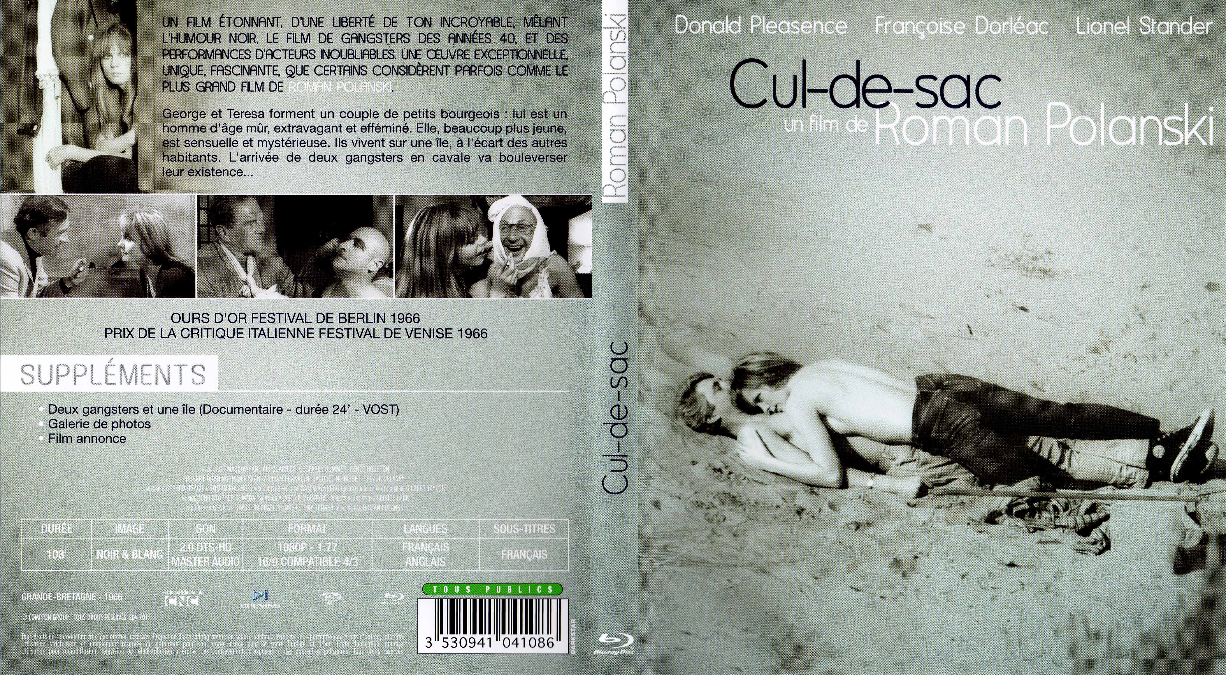 Jaquette DVD Cul-de-sac (BLU-RAY)