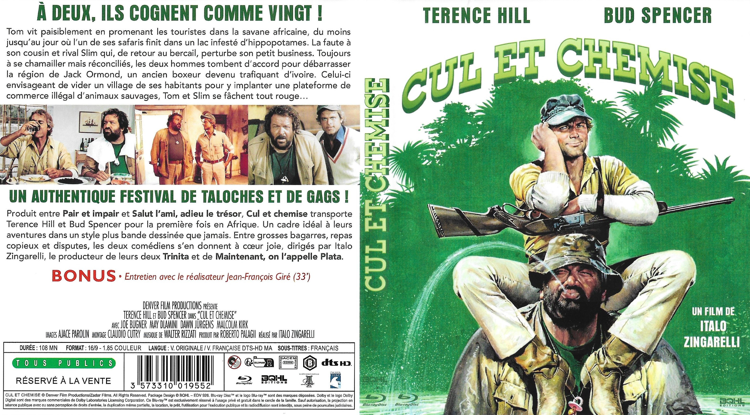 Jaquette DVD Cul et chemise (BLU-RAY)
