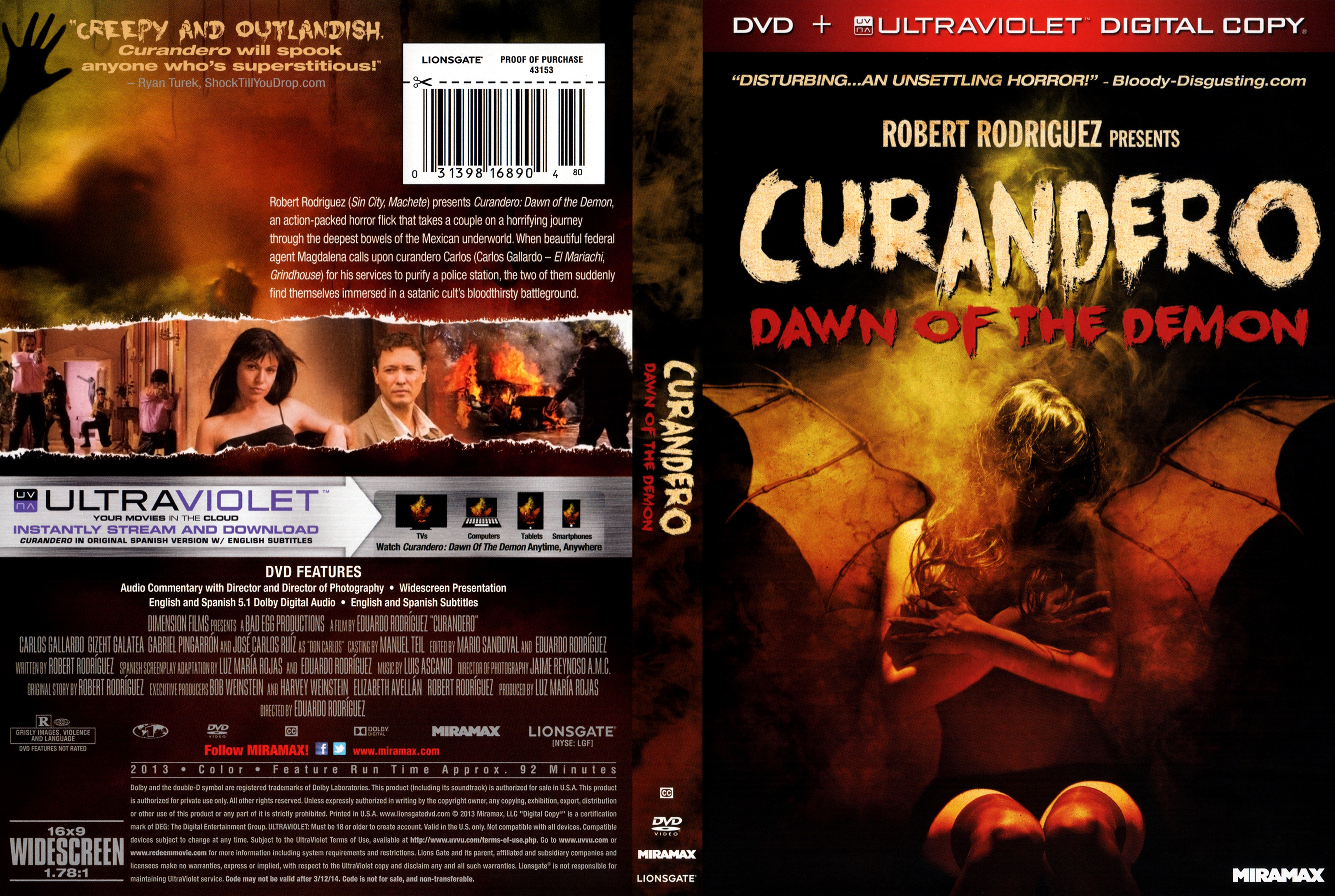 Jaquette DVD Curandero Zone 1
