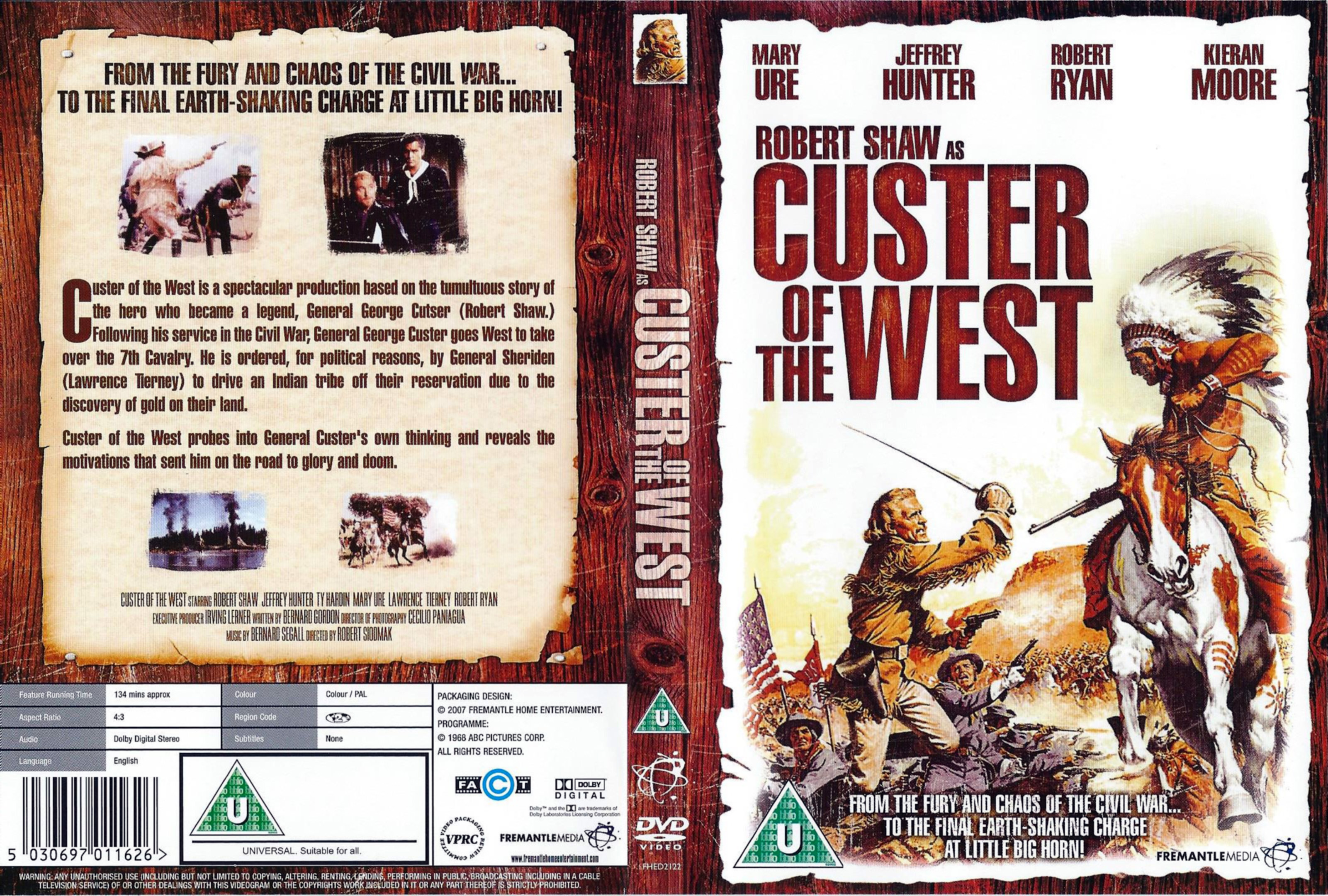 Jaquette DVD Custer of the West - Custer, l