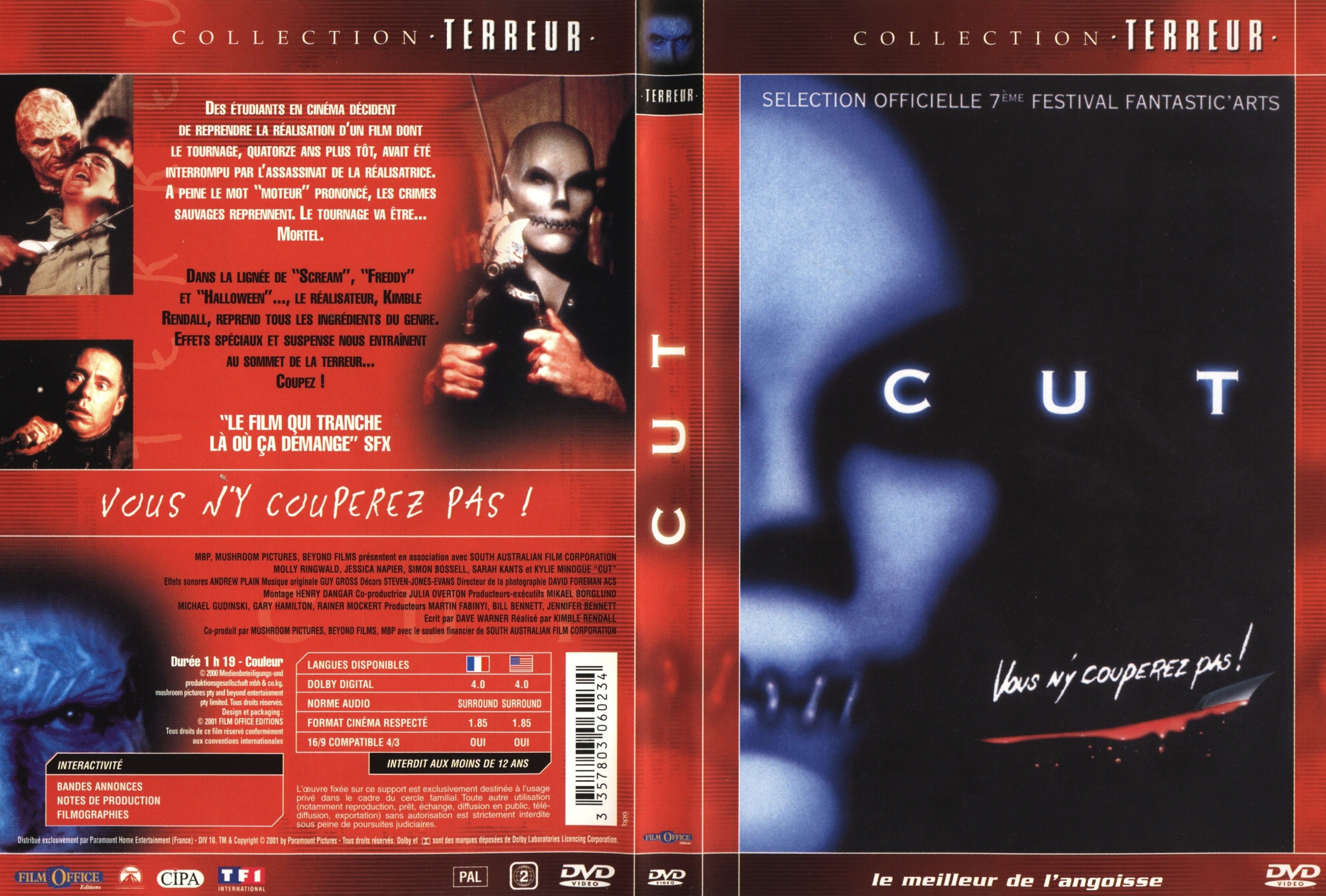 Jaquette DVD Cut