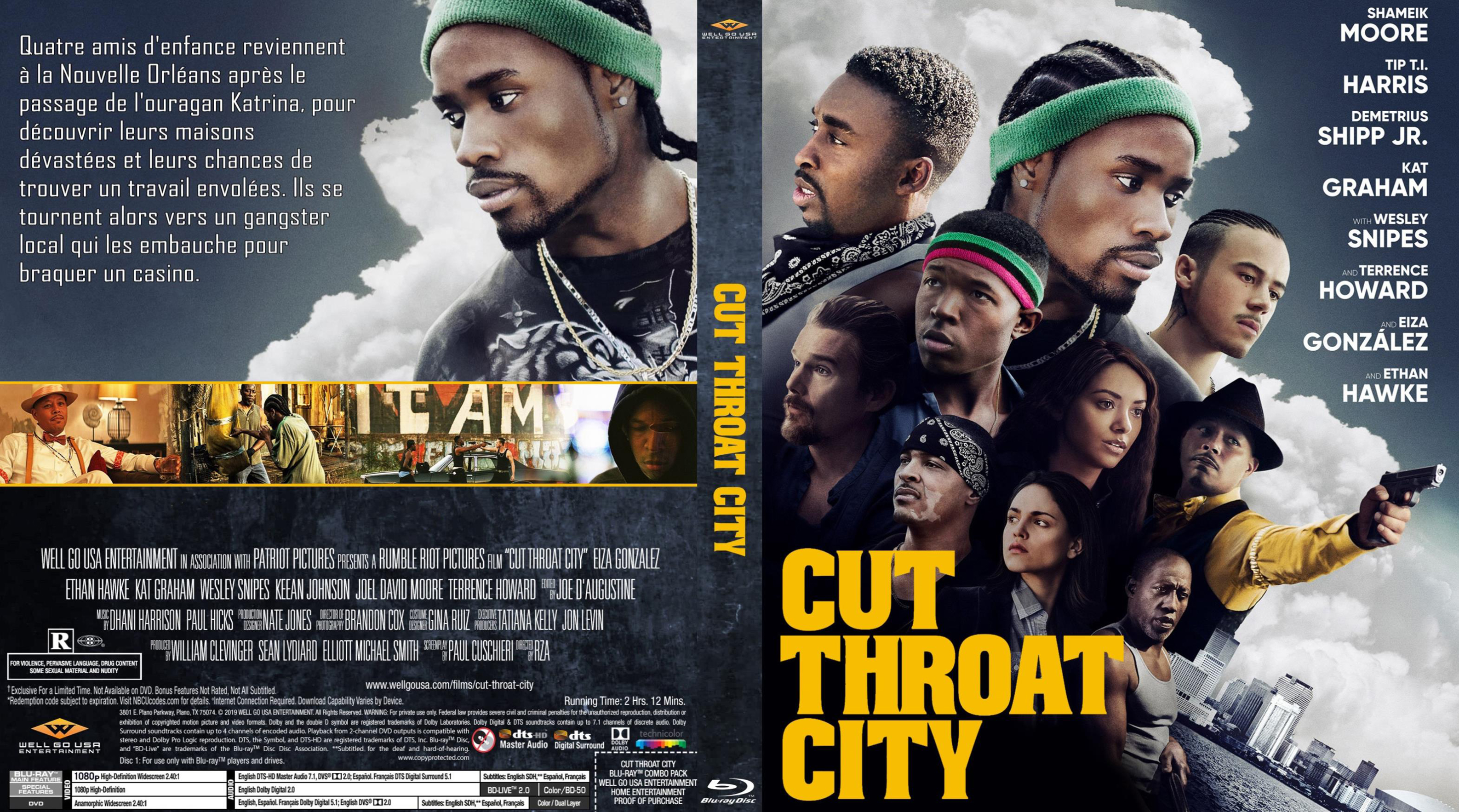 Jaquette DVD Cut throat city custom (BLU-RAY)