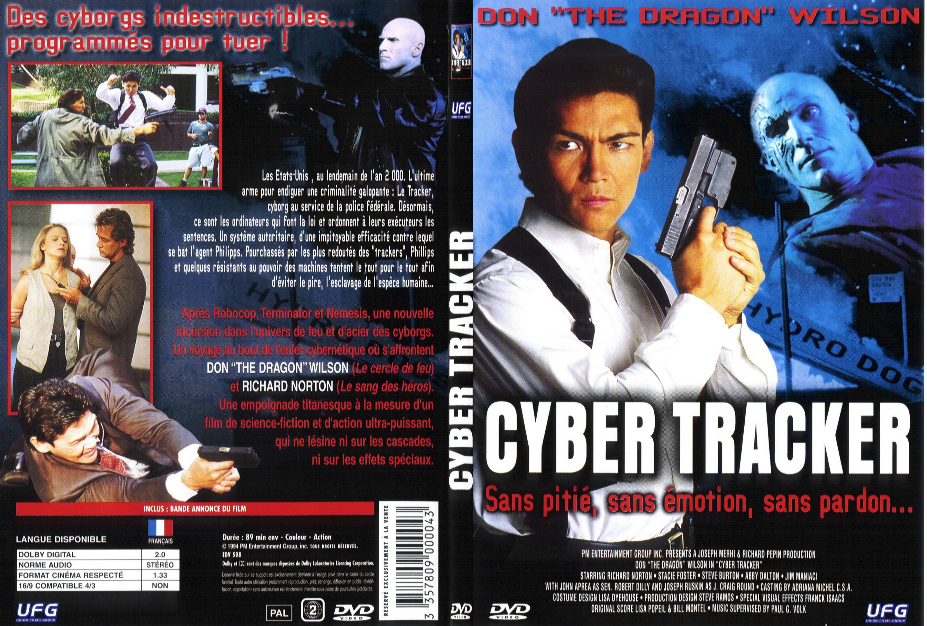 Jaquette DVD Cyber tracker - SLIM
