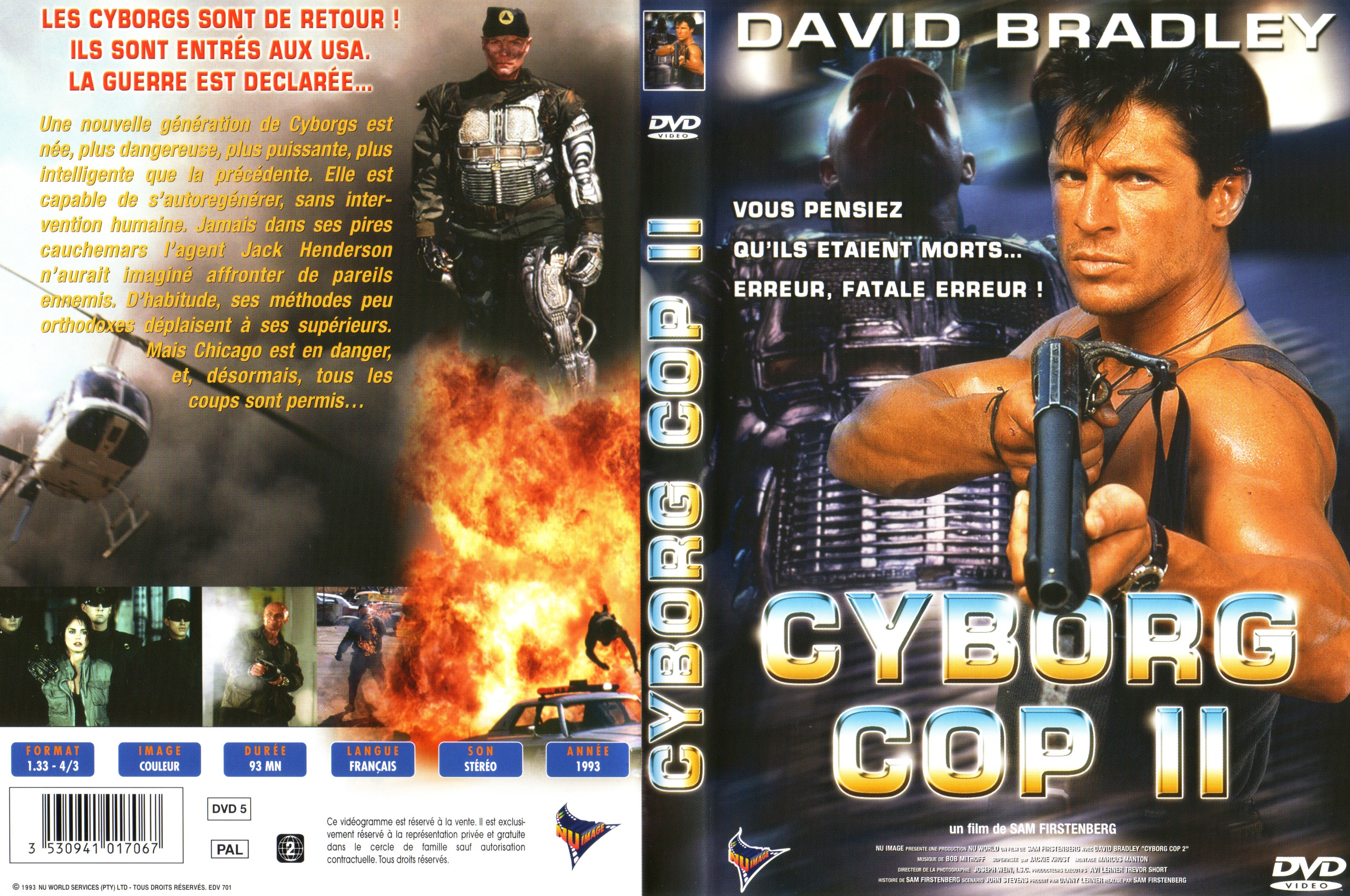 Jaquette DVD Cyborg Cop 2