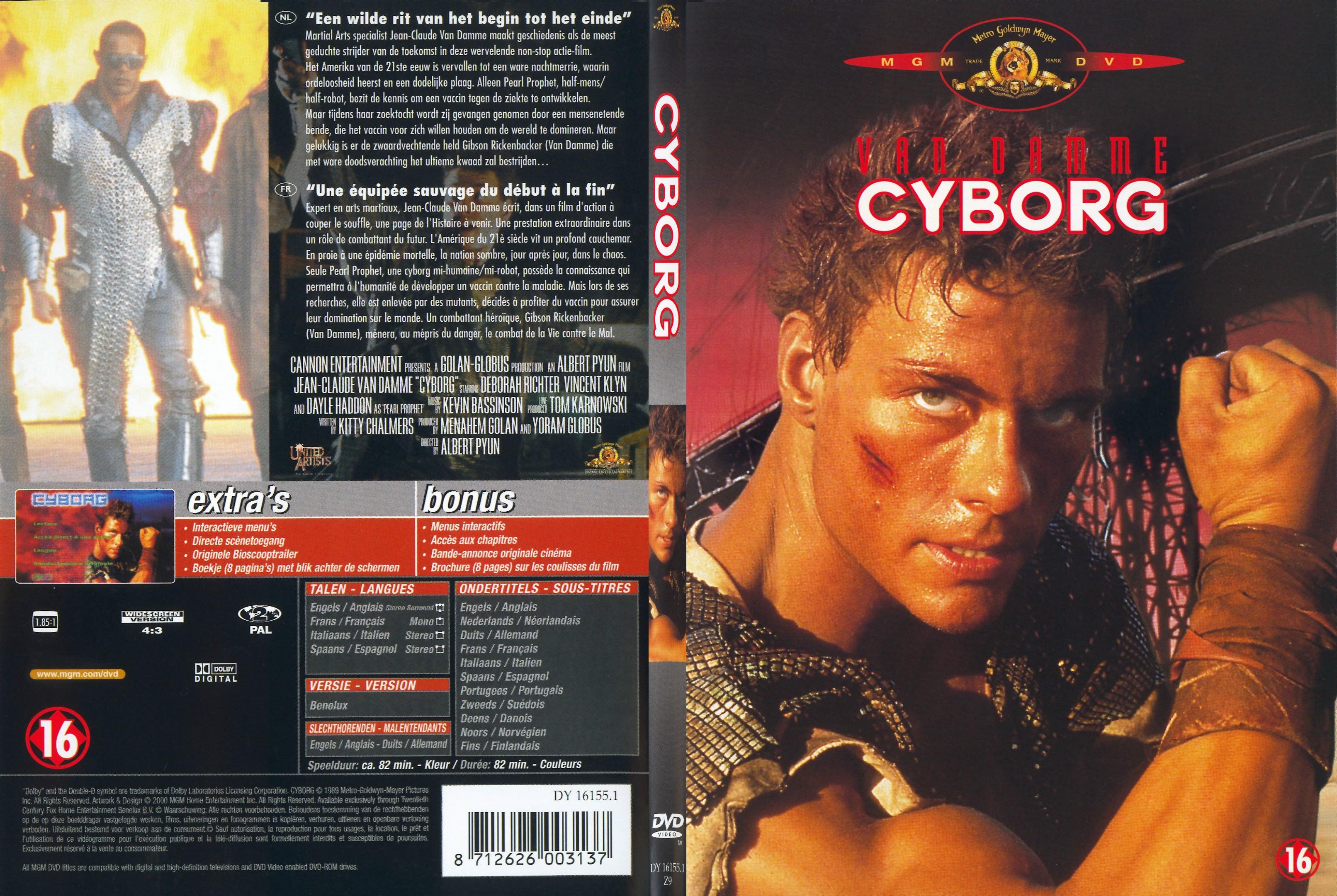 Jaquette DVD Cyborg - SLIM