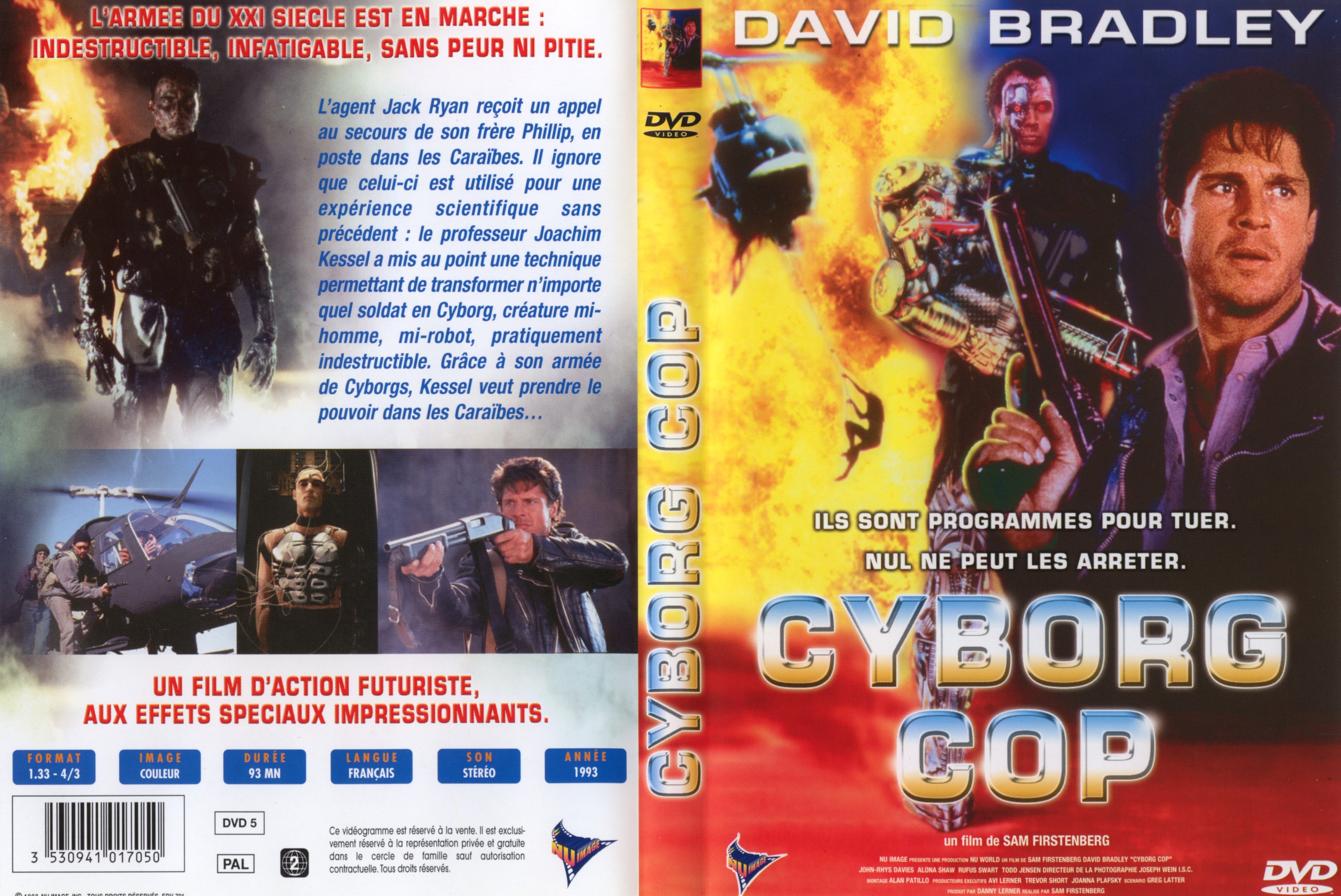 Jaquette DVD Cyborg cop
