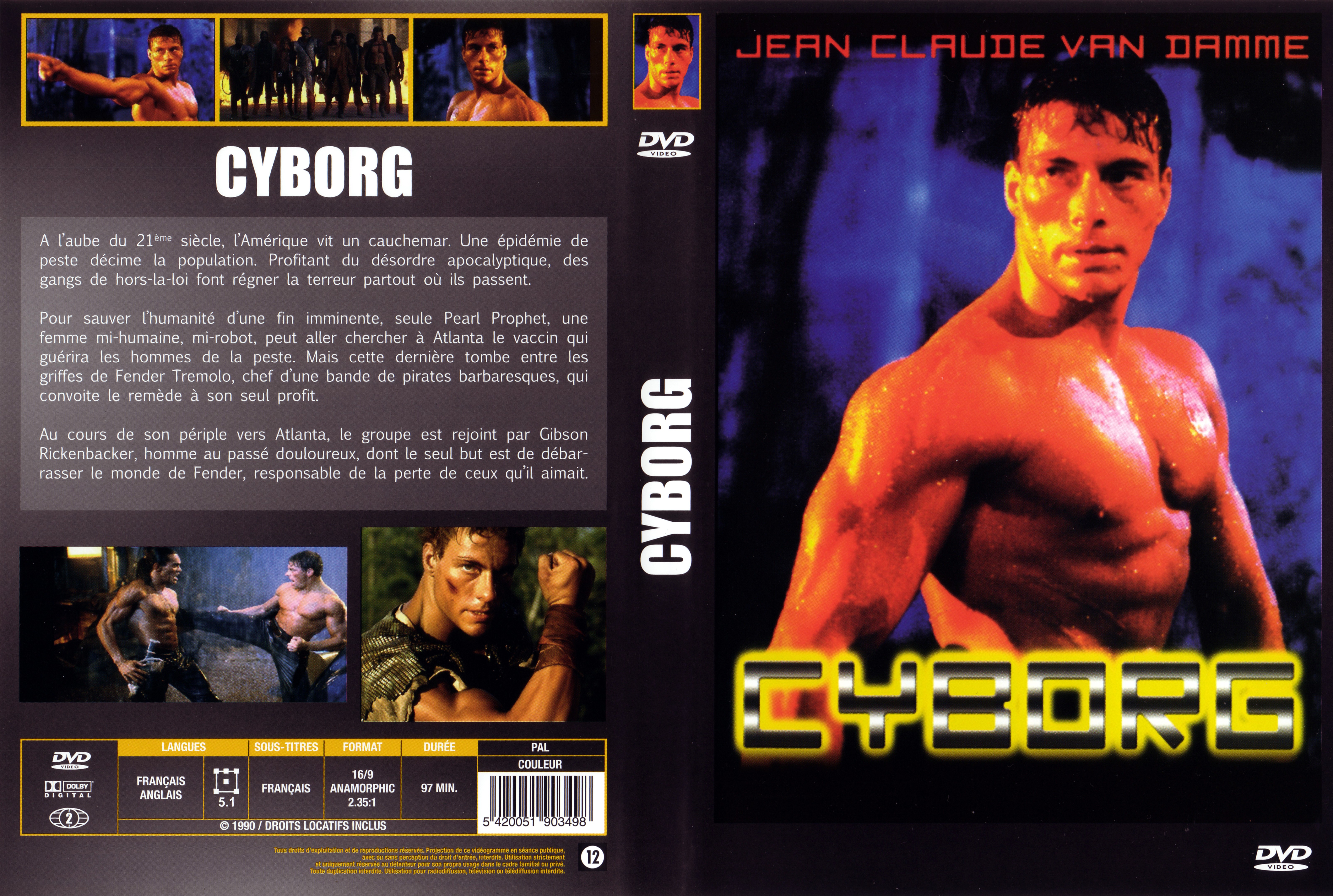 Jaquette DVD Cyborg v3
