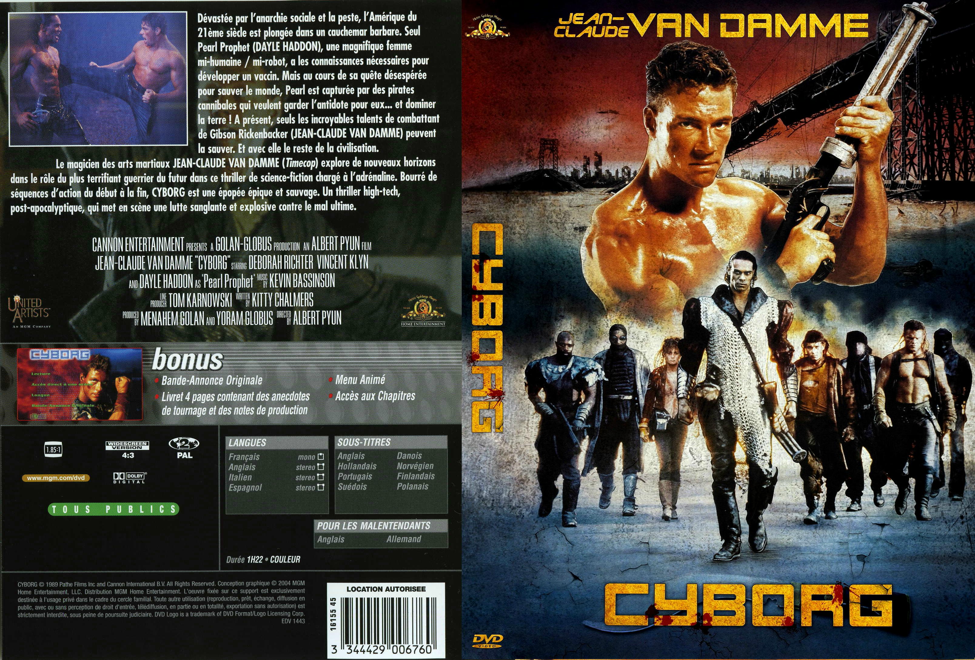 Jaquette DVD Cyborg v4
