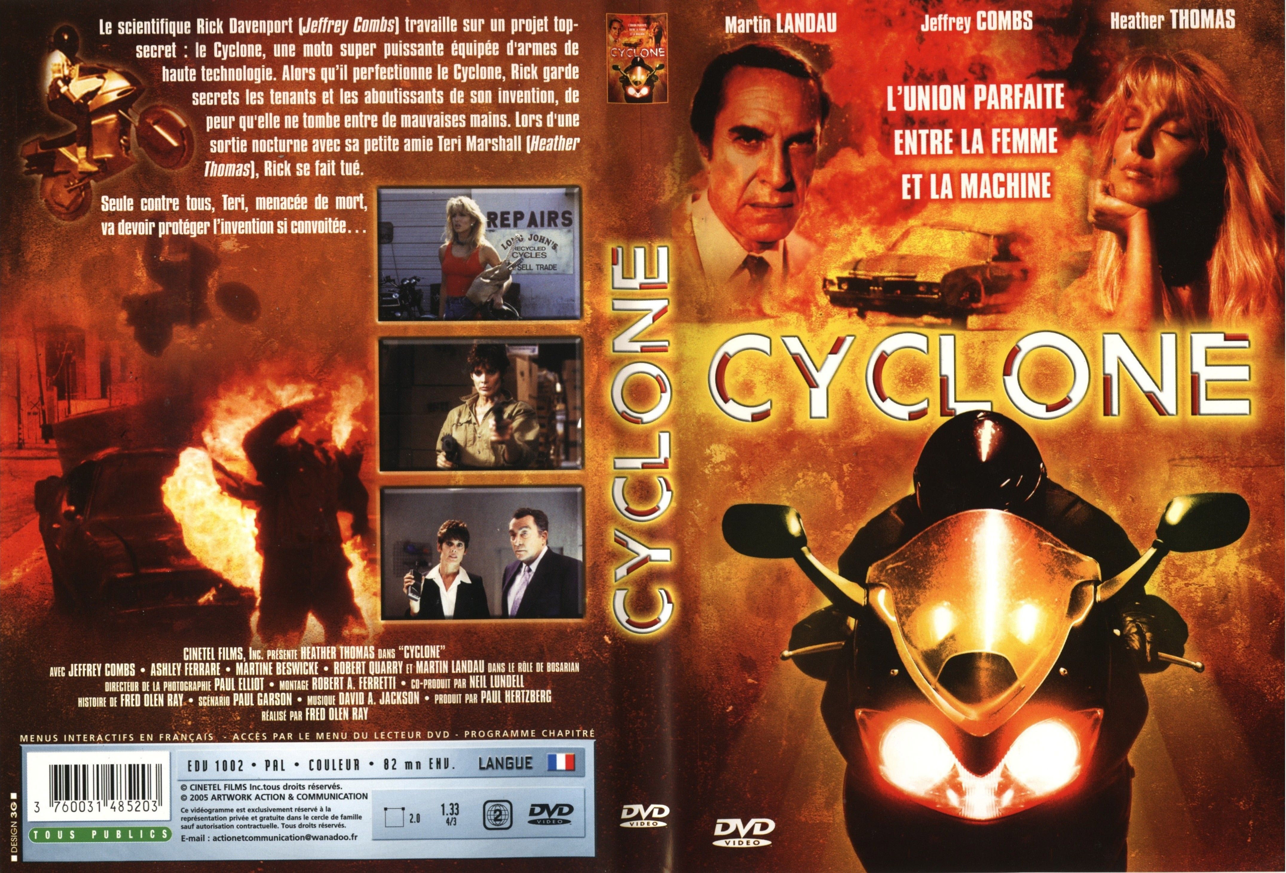Jaquette DVD Cyclone