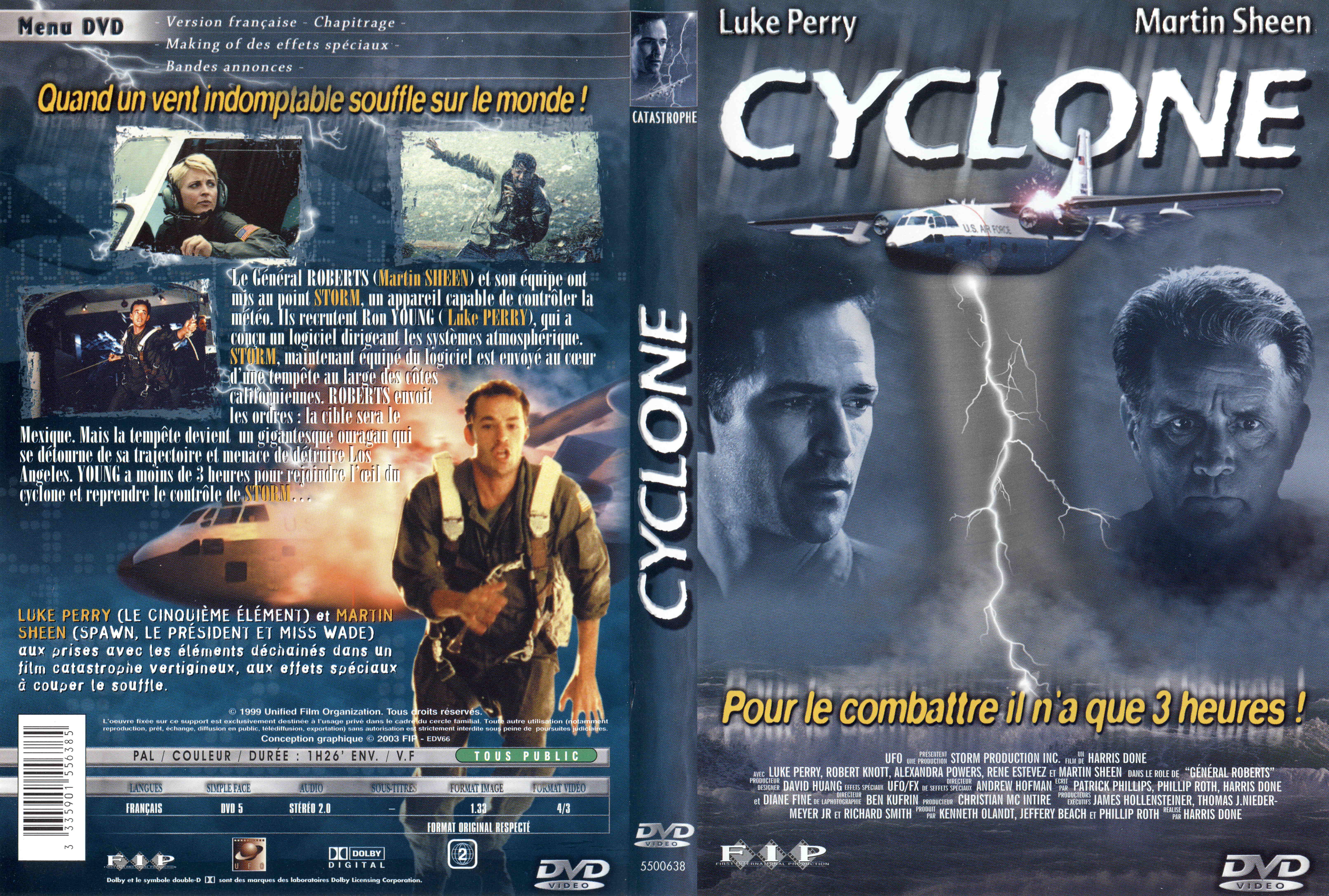 Jaquette DVD Cyclone (1999)